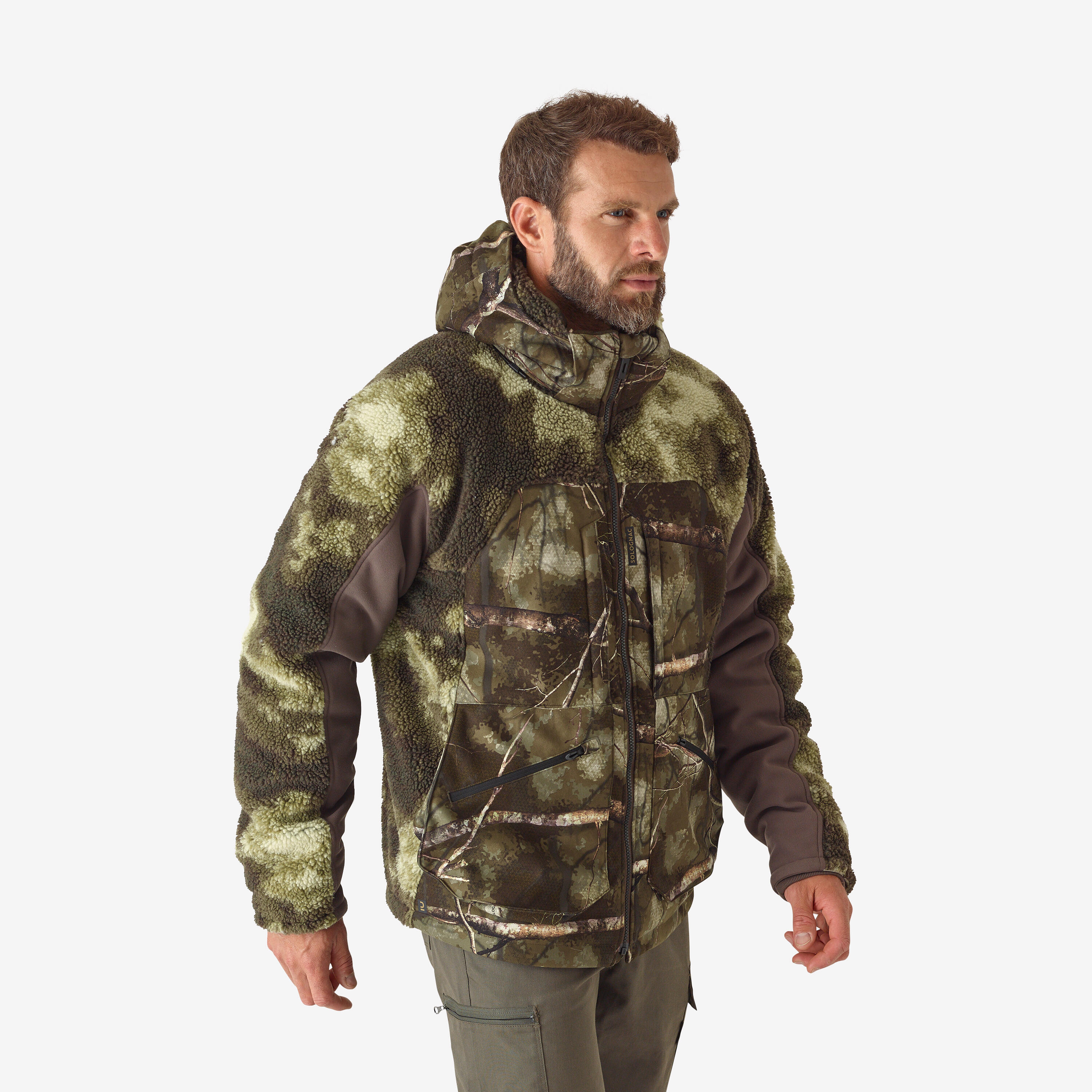 Kurtka Solognac Warm 900 camo