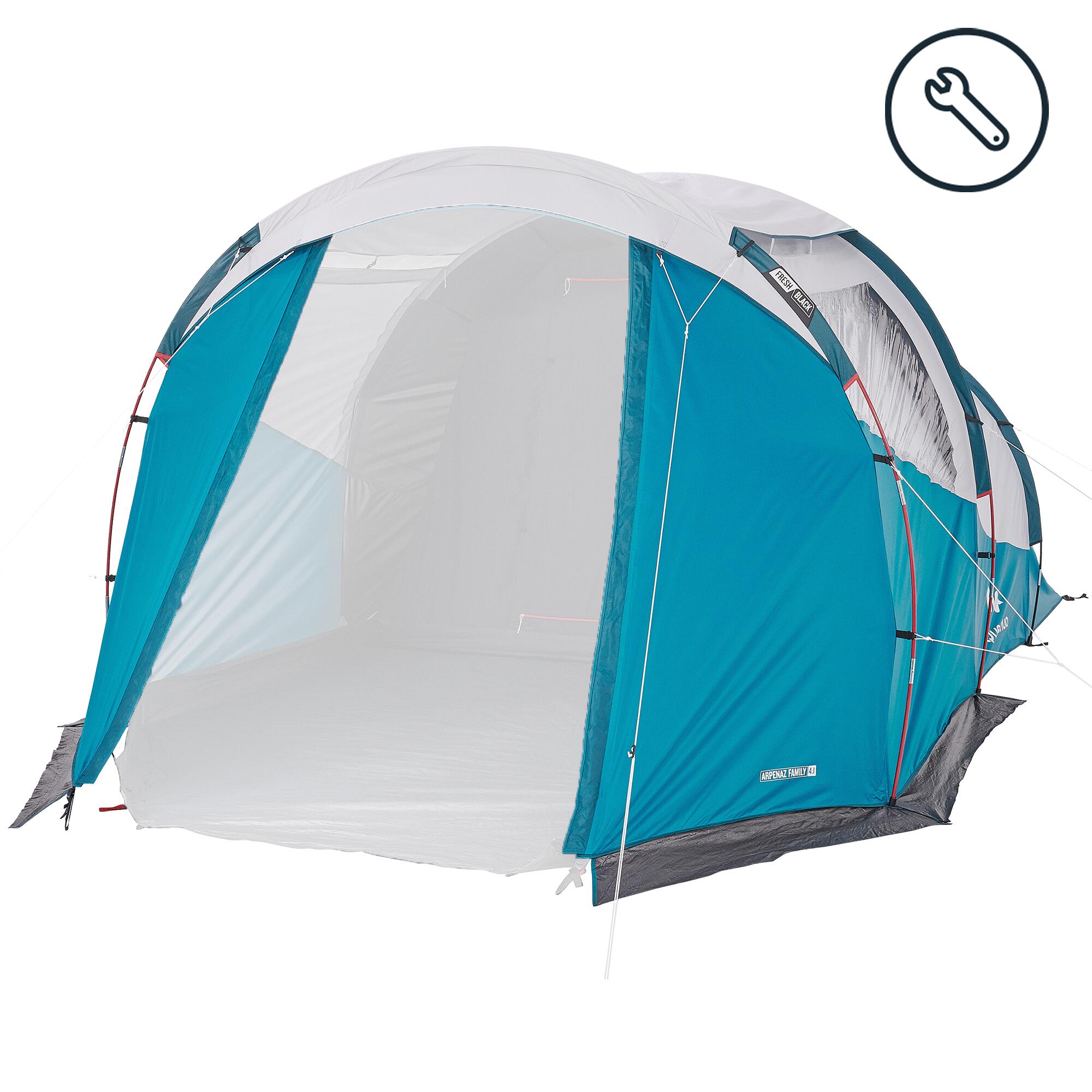 Tropik do namiotu Quechua Arpenaz 4.1 Fresh&Black