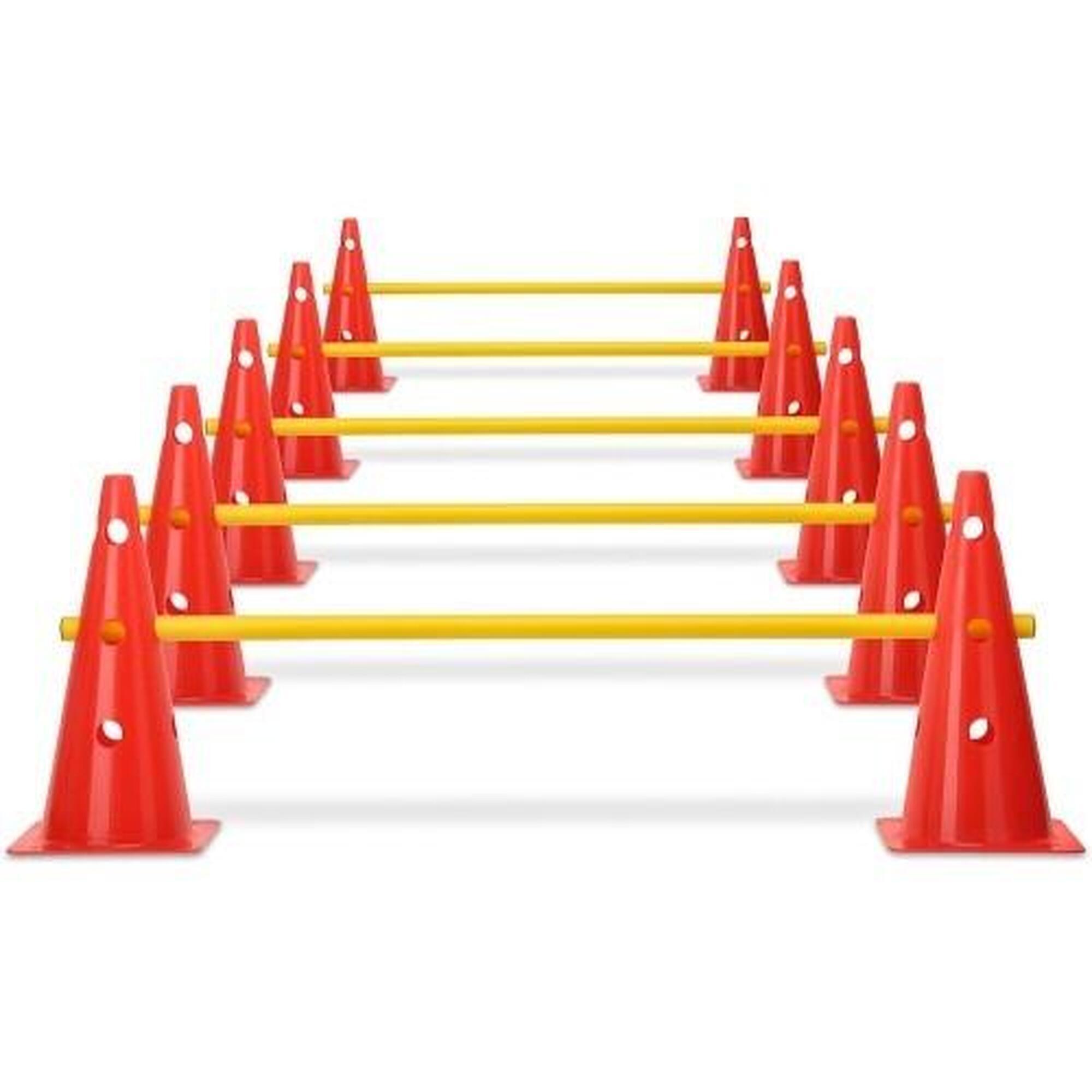 Zestaw koordynacyjny Yakimasport laska 1 m+ pachołek 38 cm