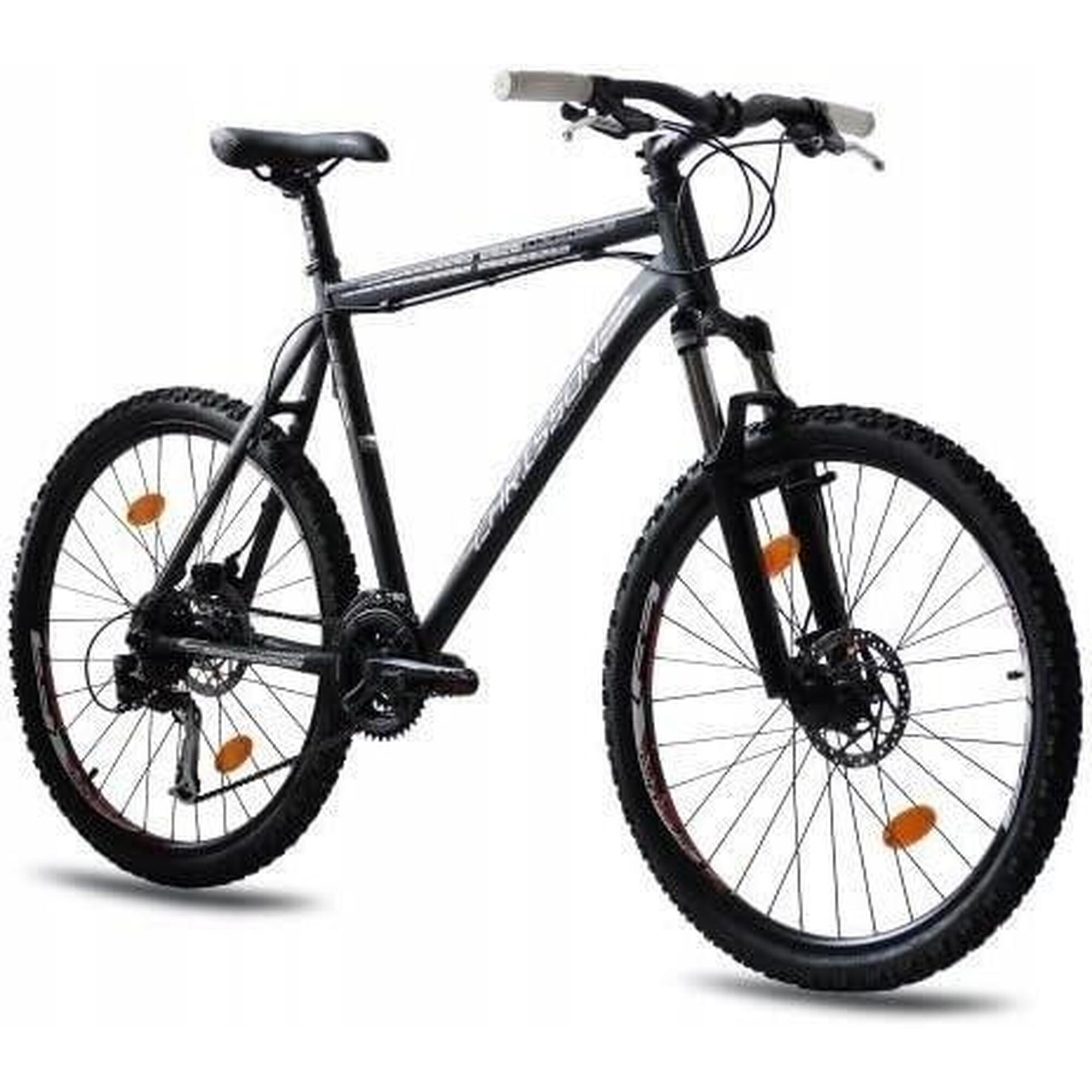 Rower Górski 26 Aluminium MTB Młodzieżowy Hardtail Tarcze Alivio Odblaski