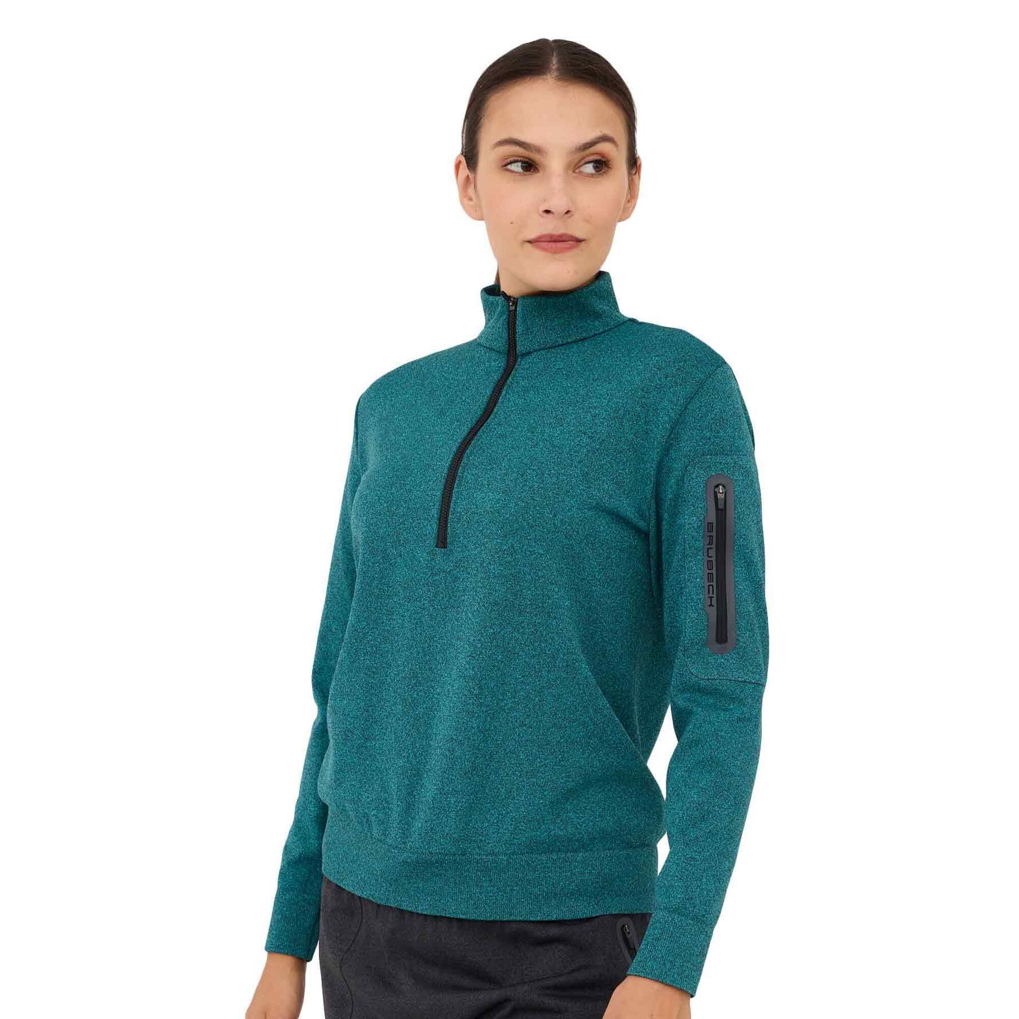 Bluza damska wełniana rozpinana Brubeck OUTDOOR MERINO
