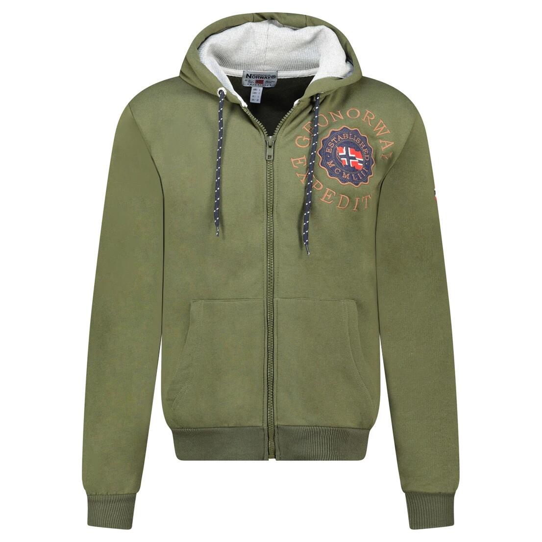 Bluza Geographical Norway GEGANTO KAKI DB MEN 100 khaki męska (WZ3028H/GN-Kaki)