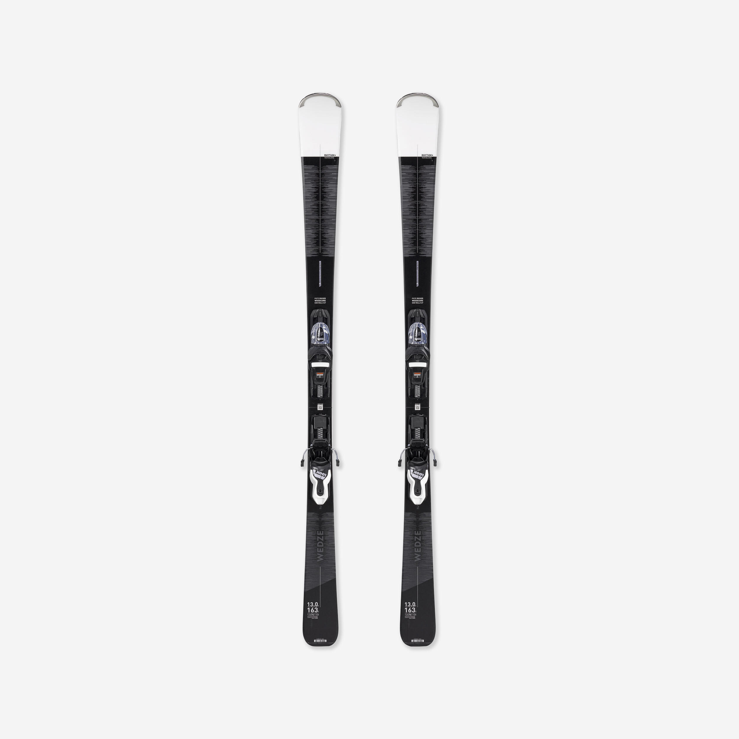 Narty zjazdowe damskie Wedze 580 z wiązaniami