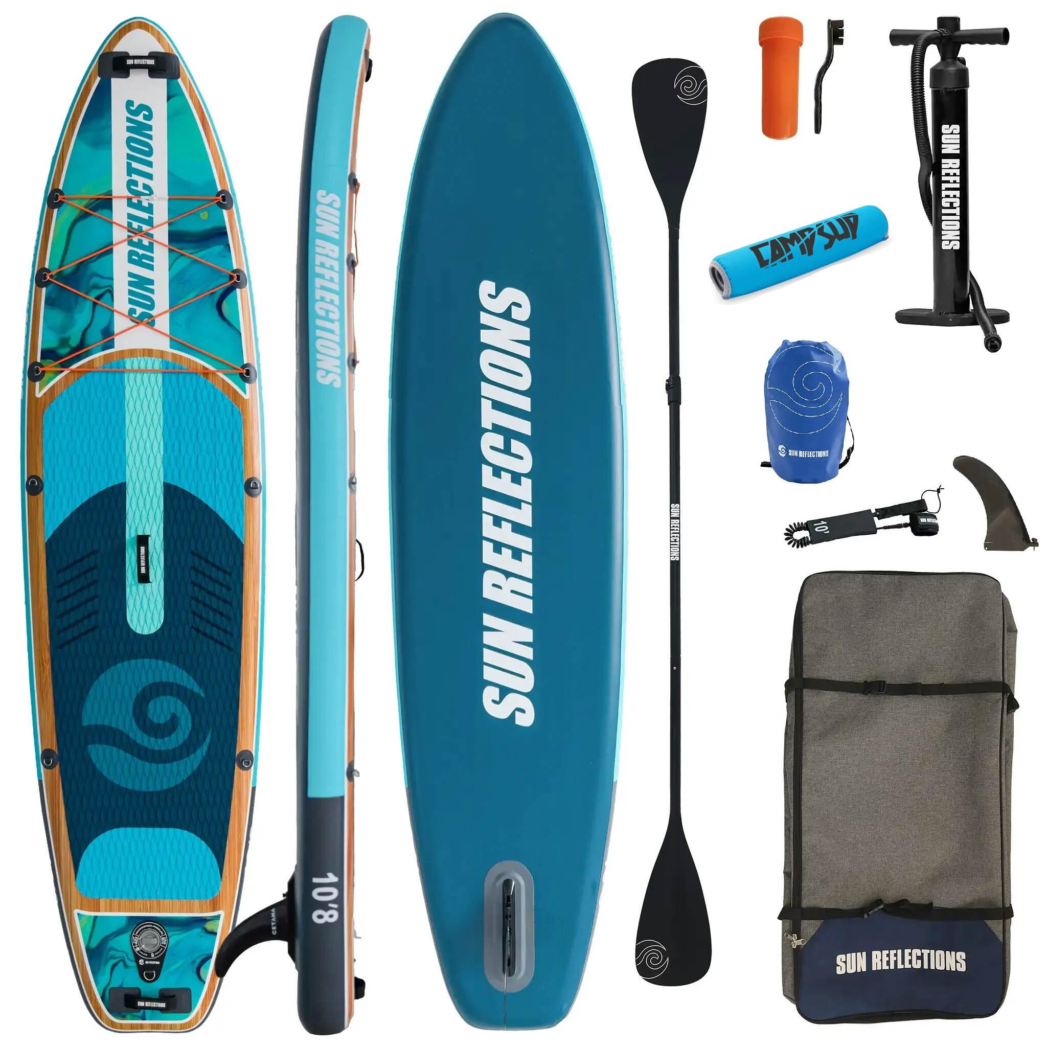 Deska Sup Pompowana Sun Reflections M 10'8" Minicombo + Bojka do wiosła