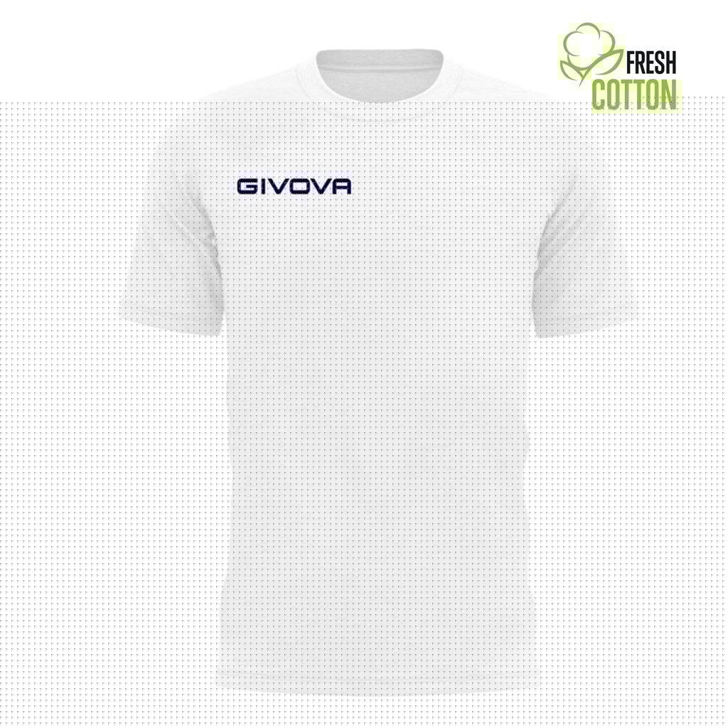 Koszulka Givova z Bawełny 2XL - Elegancki Biały Wygląd