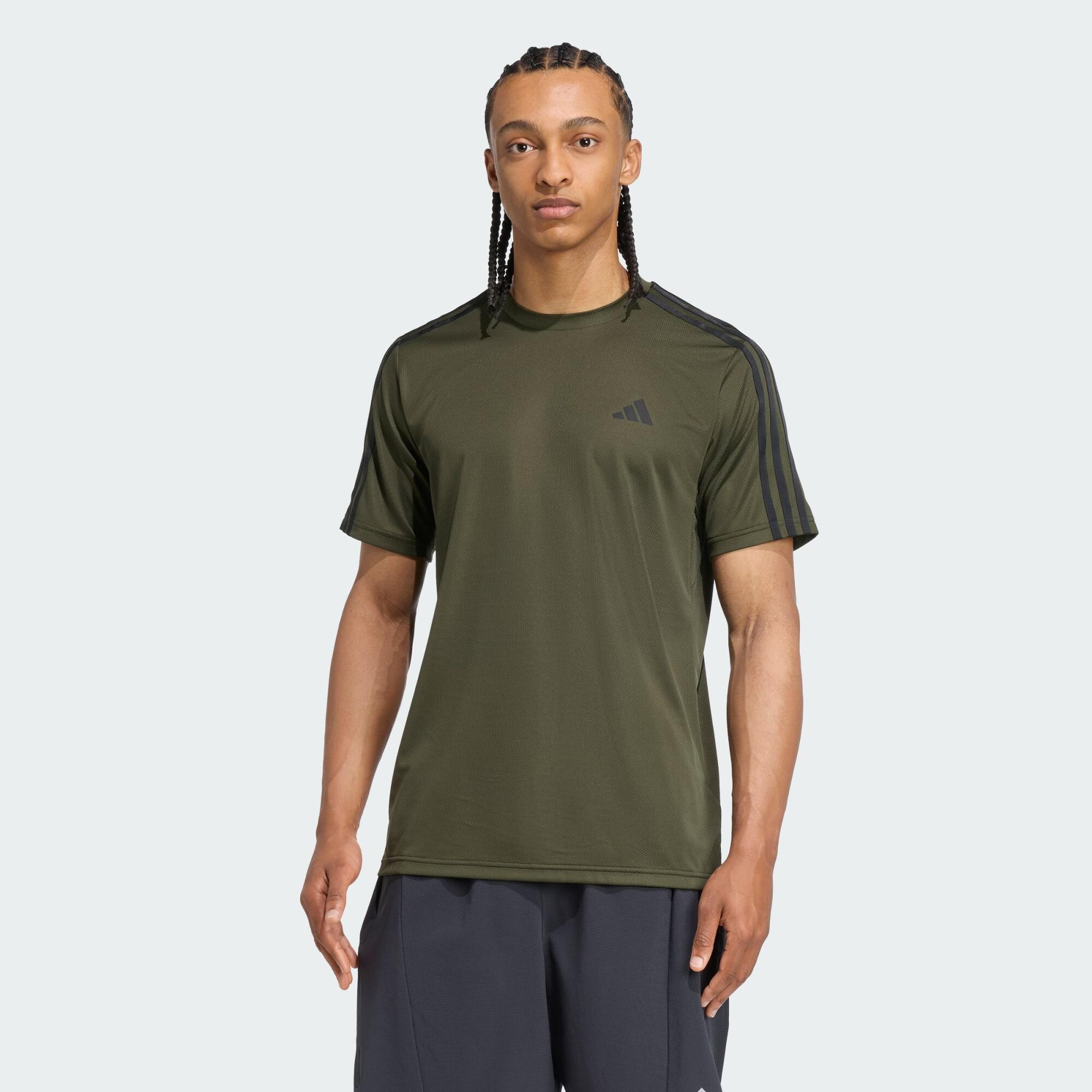 Train Essentials 3-Stripes Training Tee