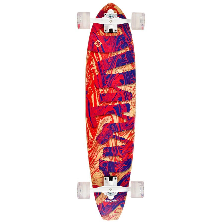 Longboard Street Surfing Cut Kicktail 36" Streaming