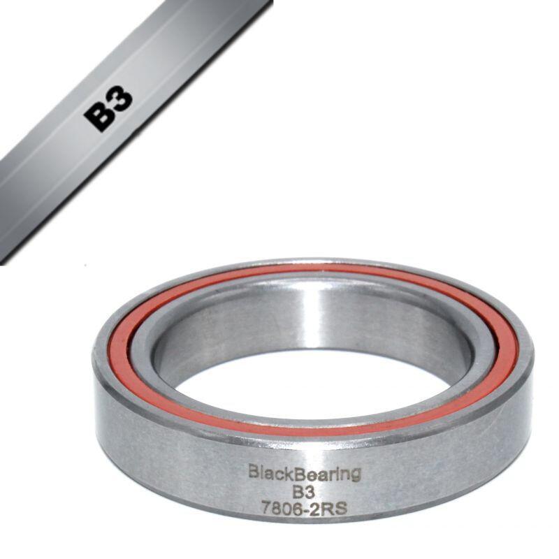 Łożysko Black Bearing B5 - 7806-2RS - 30 x 42 x 7 mm