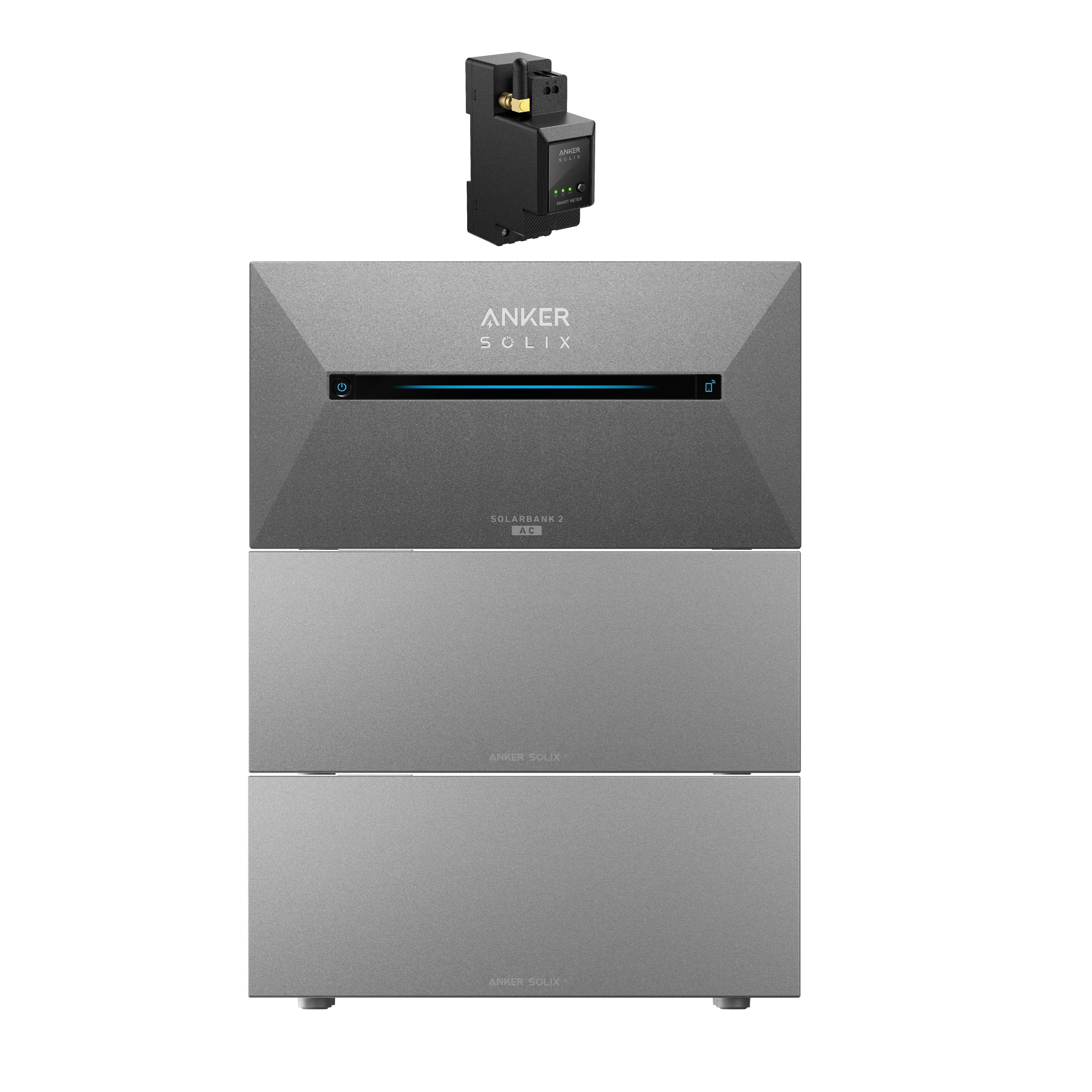 Zestaw fotowoltaika balkonowa Anker SOLIX Solarbank 2 E1600 AC+2xBP2700+A17X7311