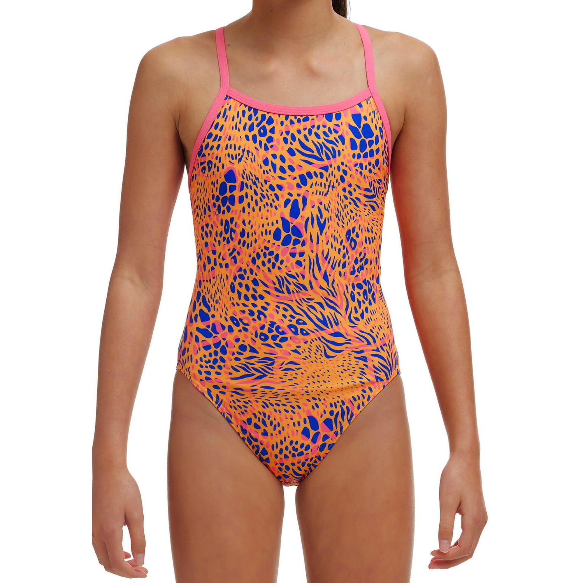 Strój do pływania dziewczęcy Funkita Hide Pride - Single Strap