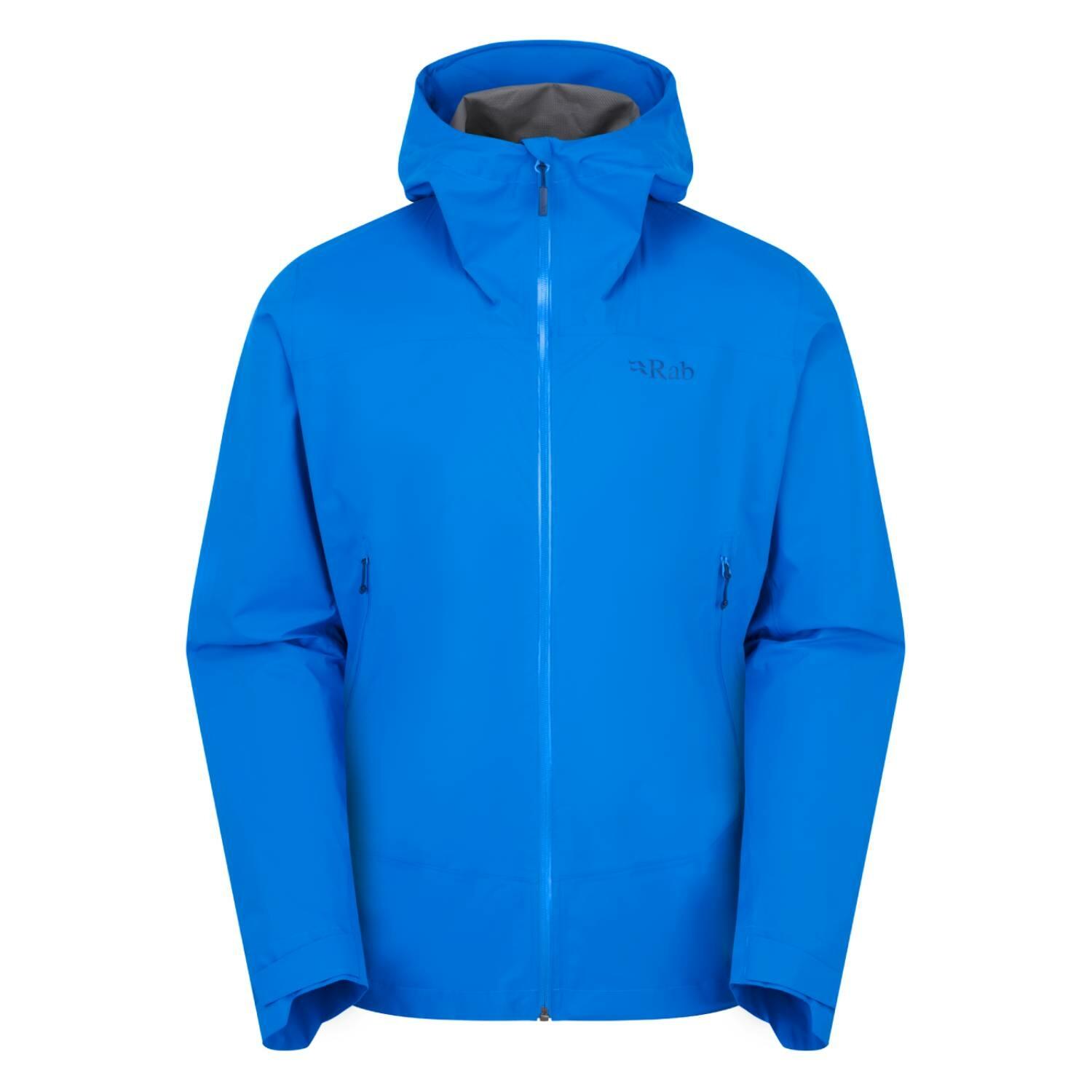 Kurtka przeciwdeszczowa męska Rab Downpour Light Jacket z kapturem