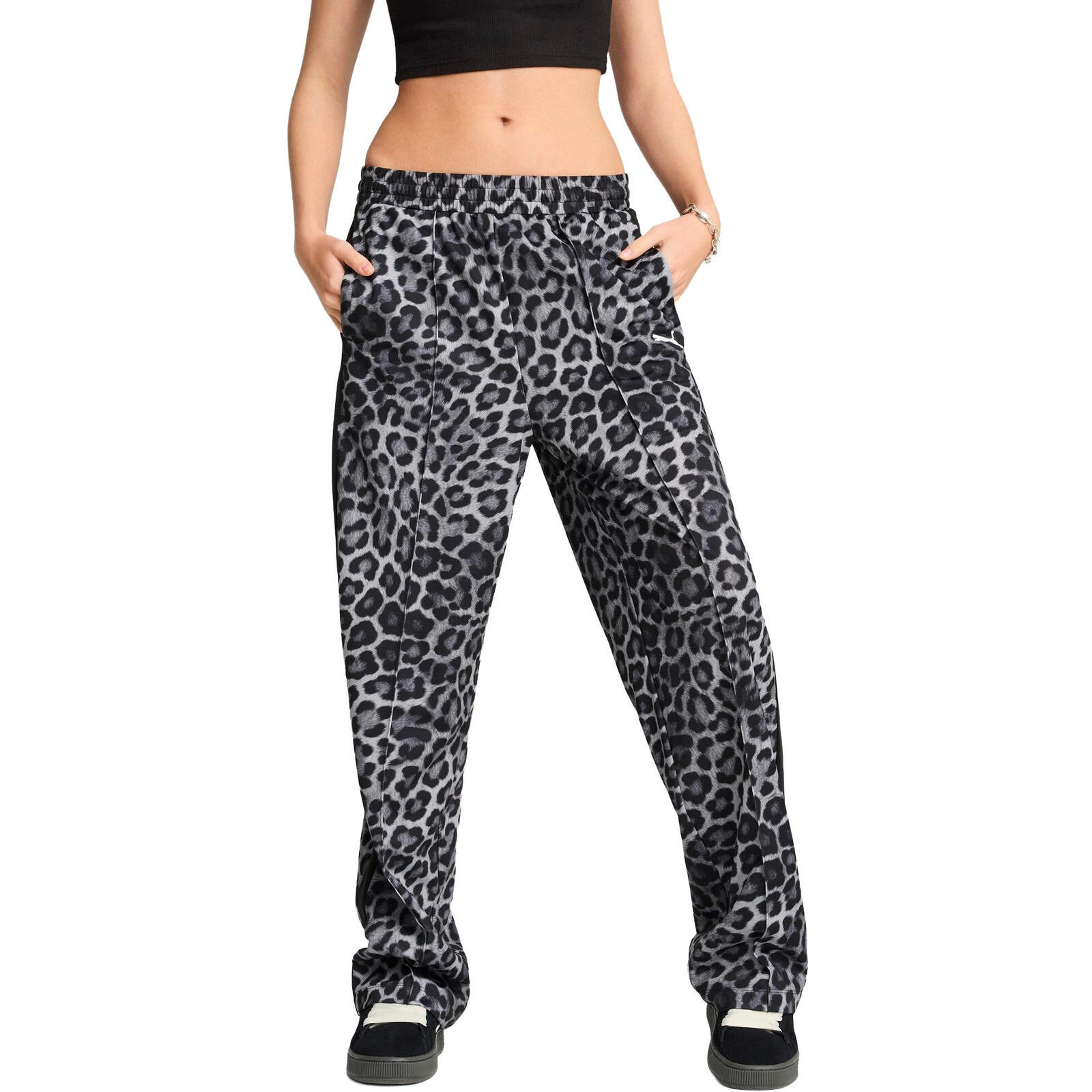 Spodnie damskie Puma T7 Leo Luxe Aop Straight Pants