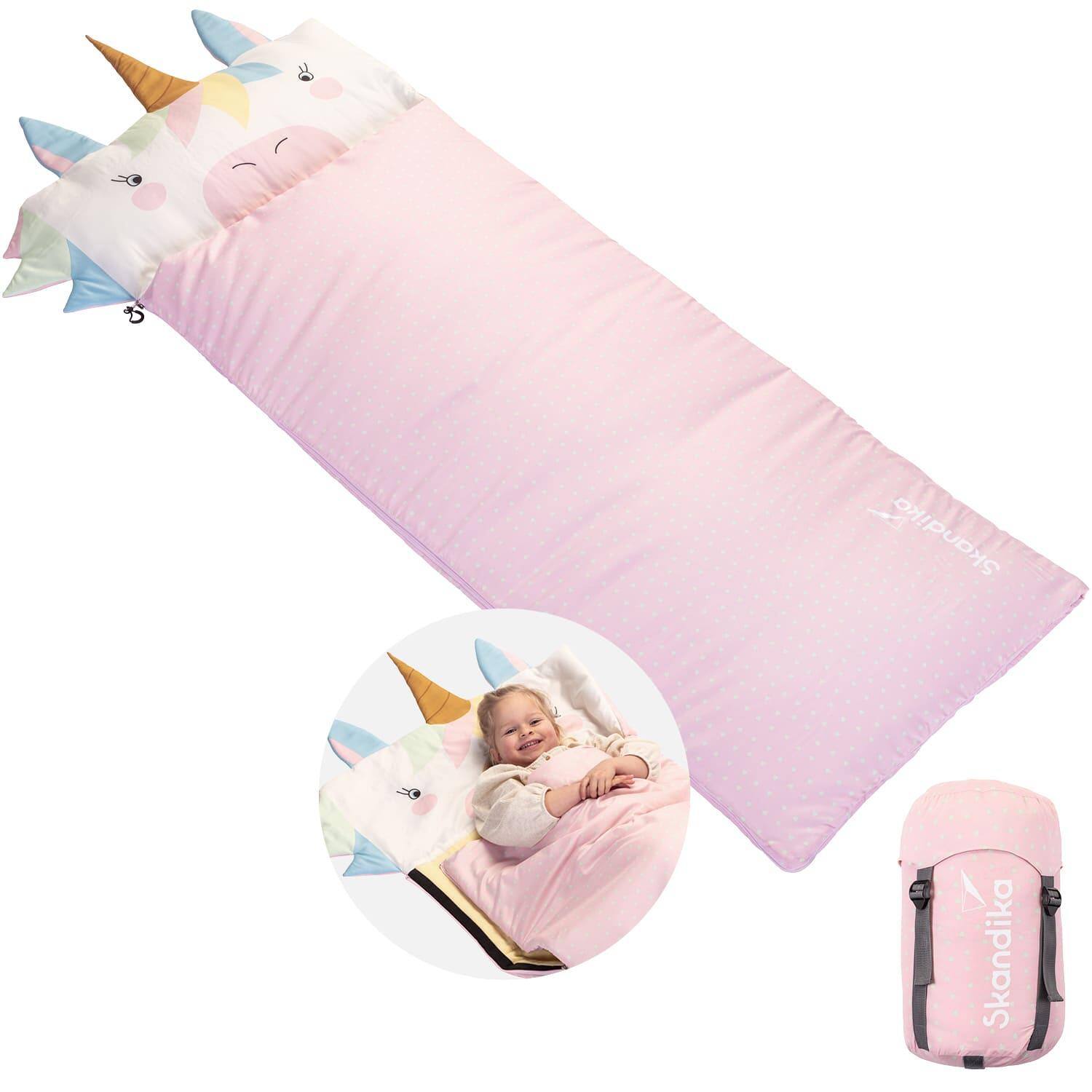 Śpiwór kempingowy dla dzieci Soti, 3 sezony, 13 - 3°C, miękka flanela