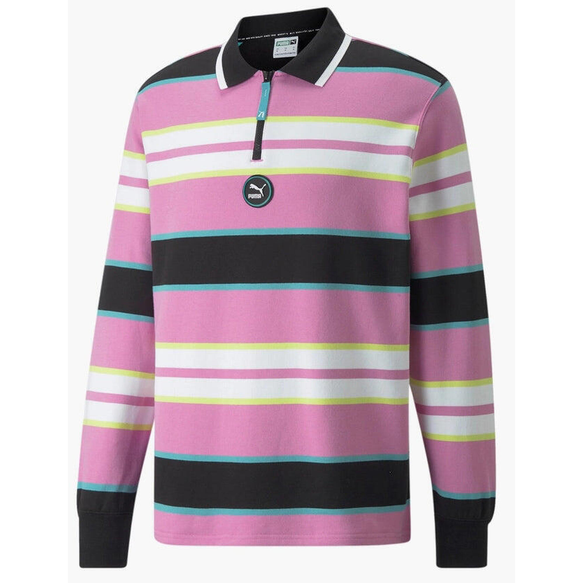 Męska Koszulka Rugby Puma SWXP - Różowa / Biała 2XL