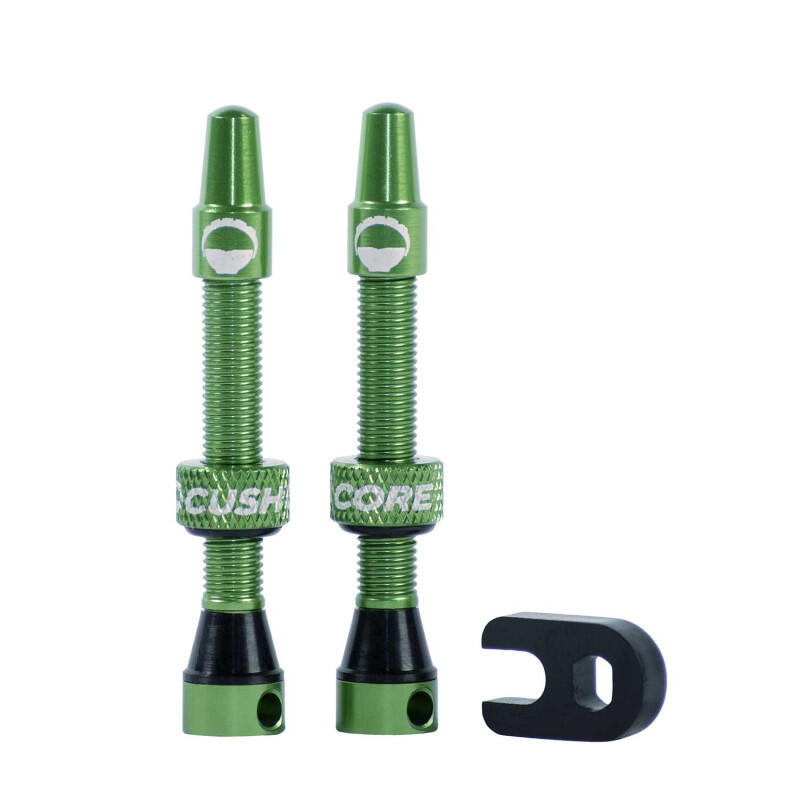 Wentyl bezdętkowy Cushcore - 55 mm (para) - zielony