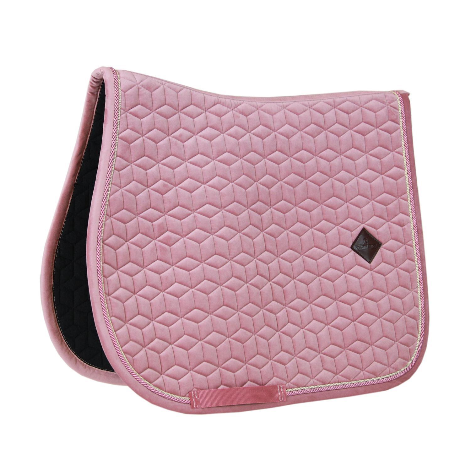 Kentucky Zadeldek Velvet Roze - Jumping