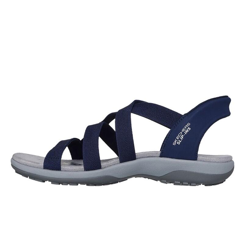 Sandały SKECHERS REGGAE SLIM Niebieski