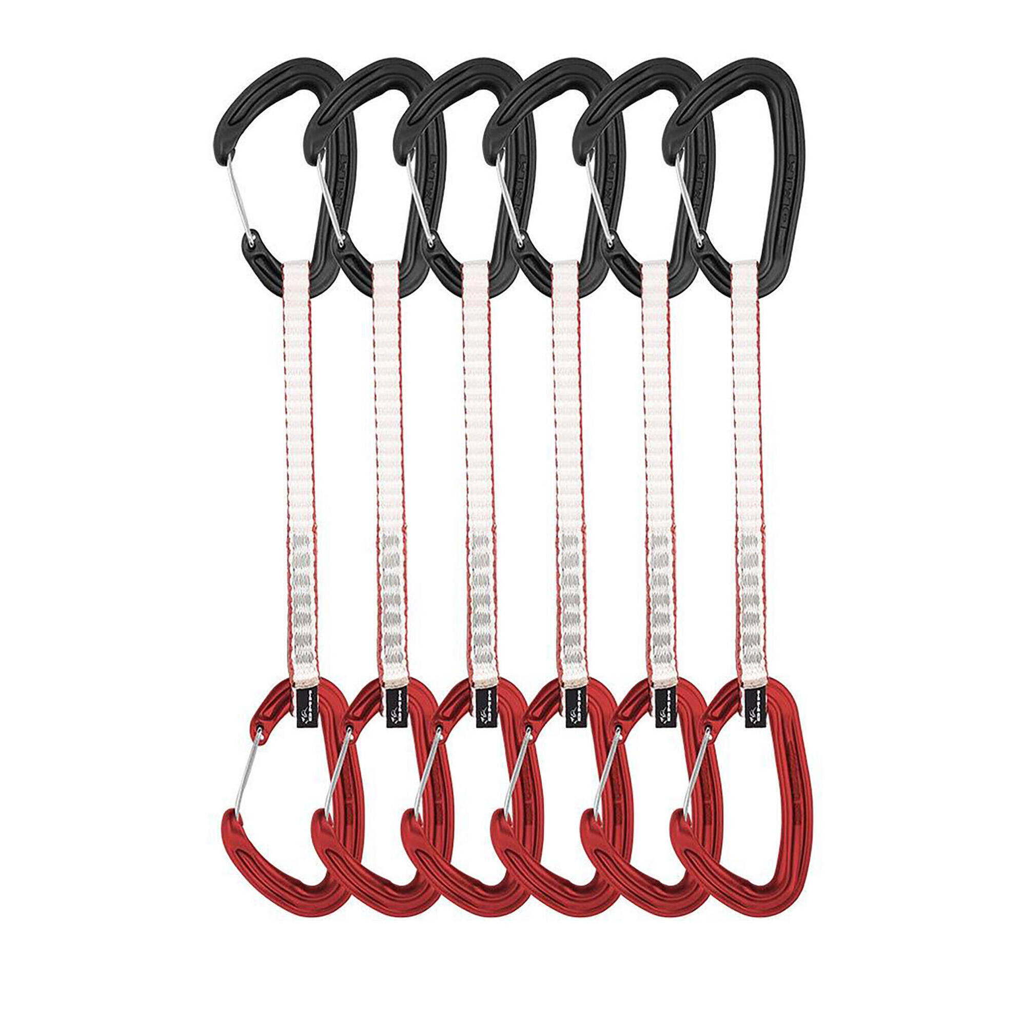 Ekspresy wspinaczkowe DMM Alpha Wire 18 cm 6-pack - red