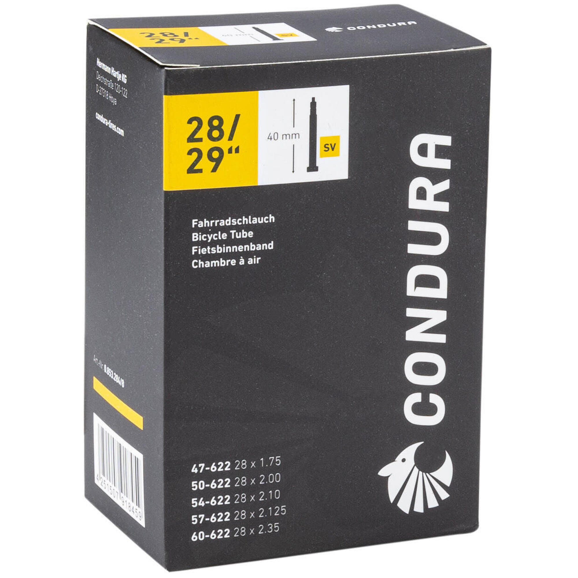 Wewnętrzna Dętka Condura 28"/29" SV40 47/60-622