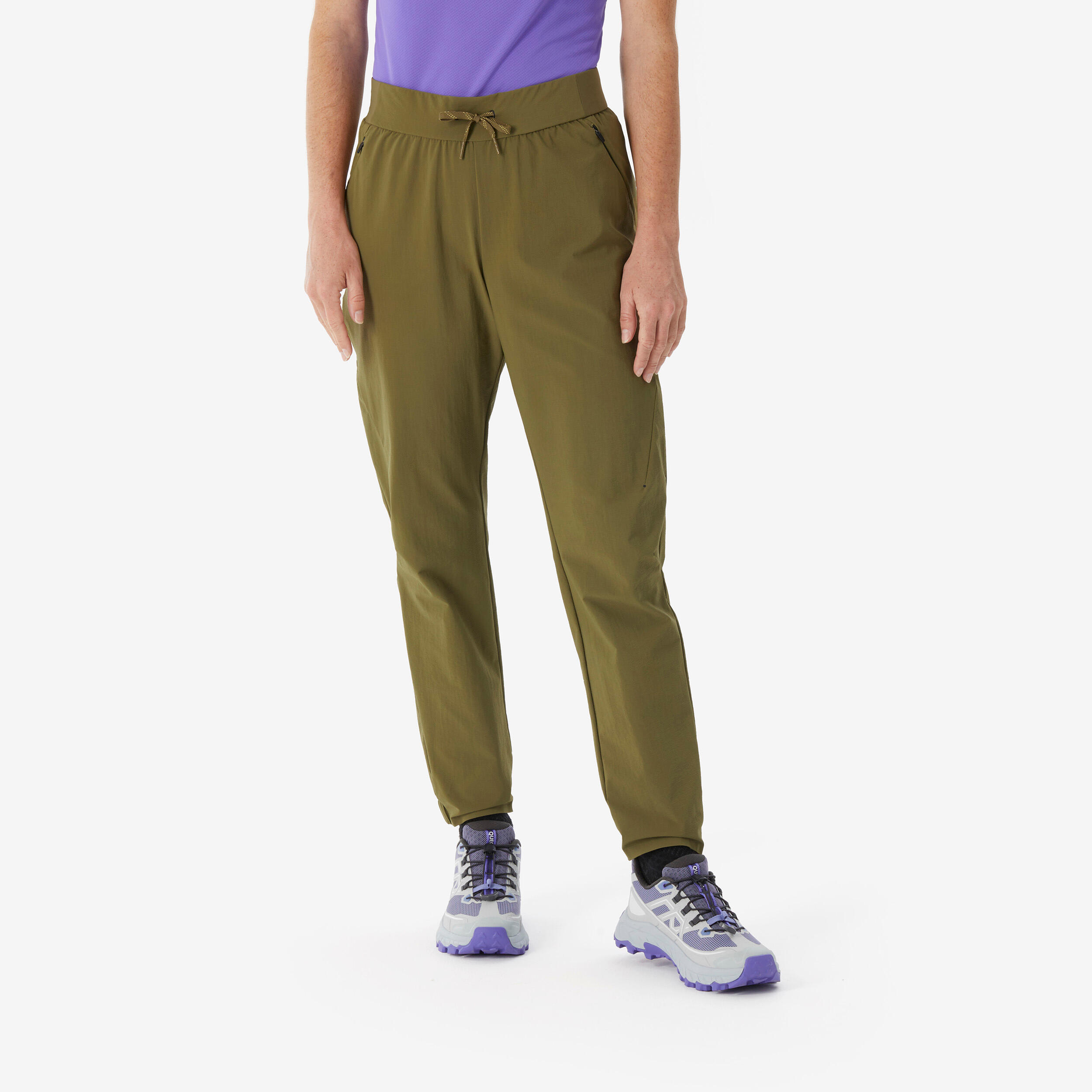 Spodnie turystyczne damskie Quechua MH500 Light