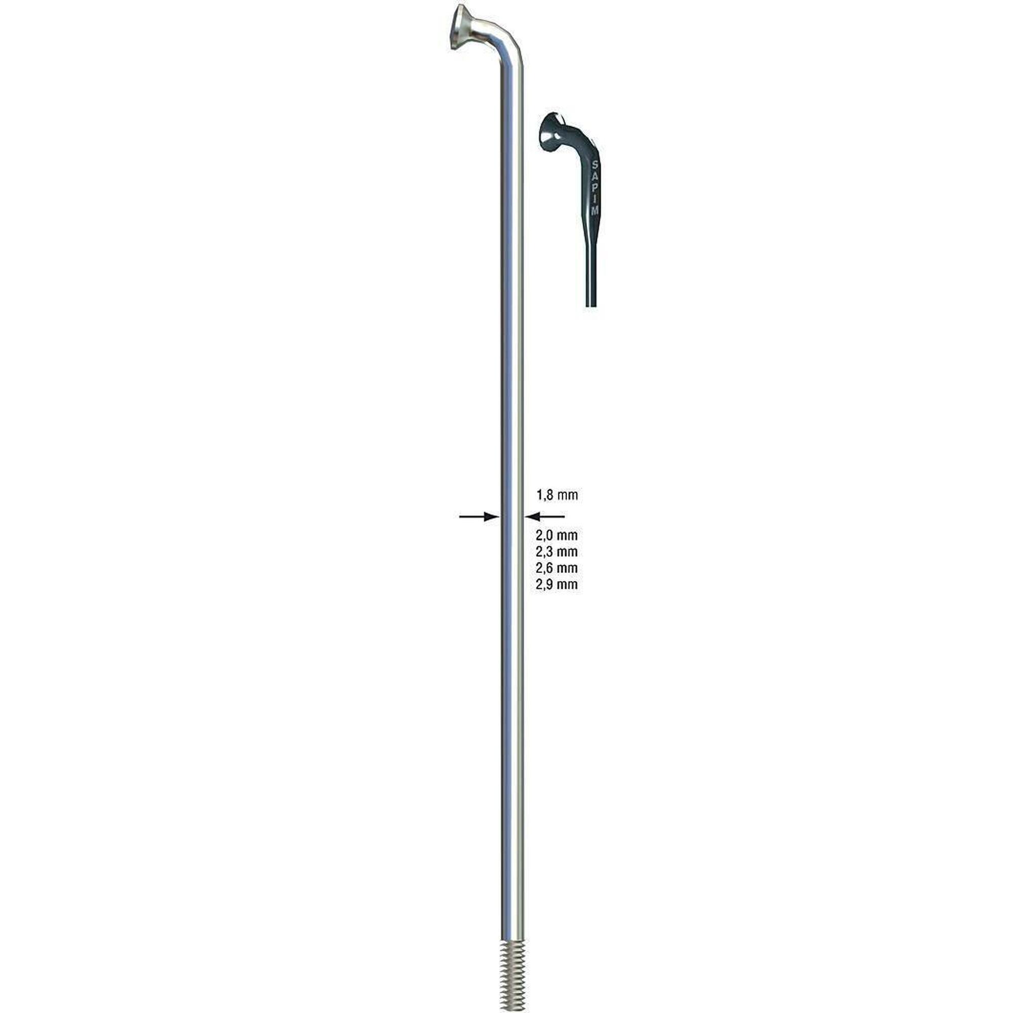 Sapim Spaak Leader SST 2x256mm - Idealny do Kolarstwa Szosowego