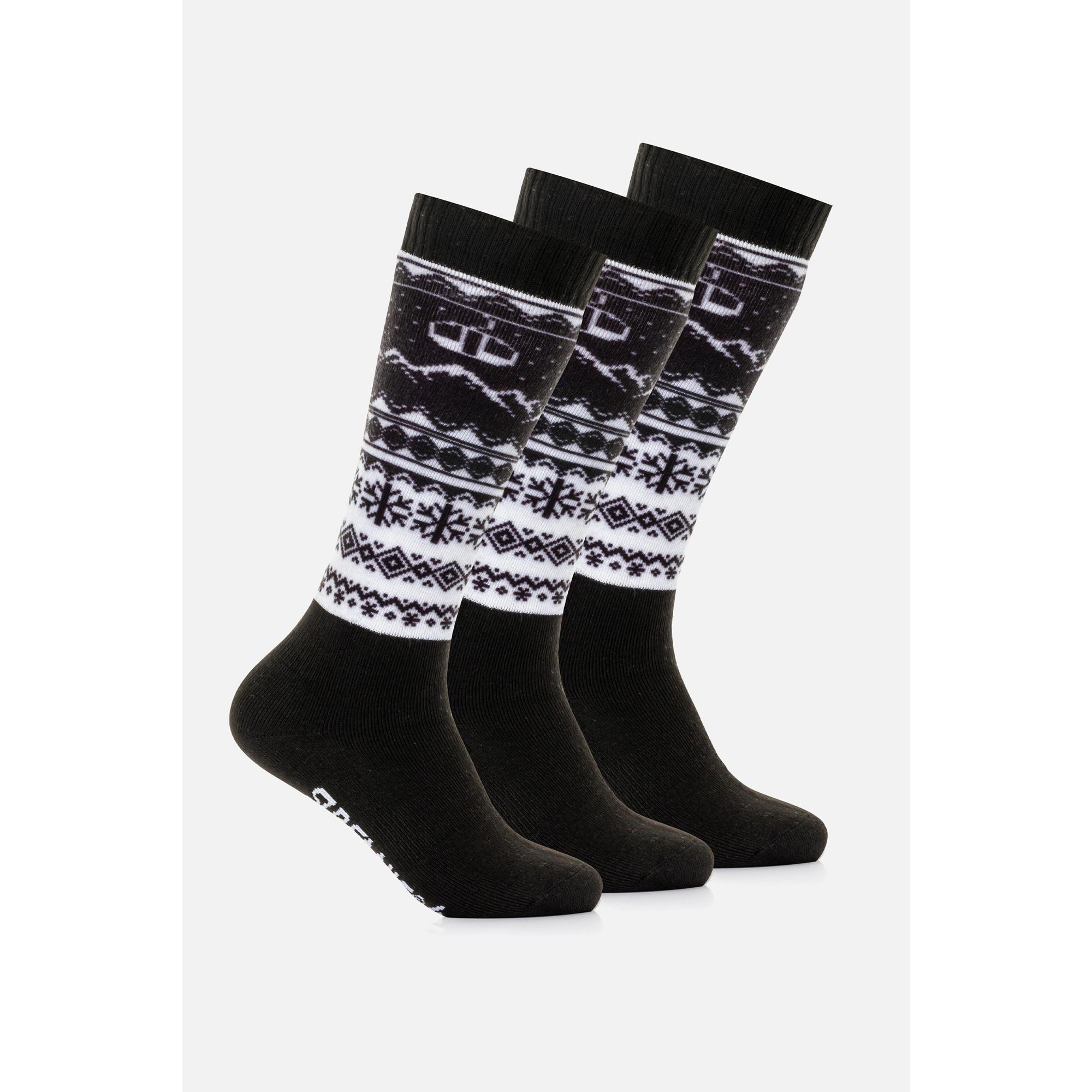 Skarpety narciarskie dla dorosłych Surfanic Full Size Fairisle 3p. (roz. 37-41)