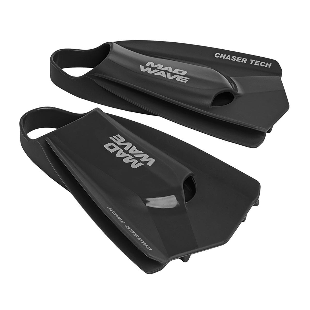 Płetwy Mad Wave Chaser Tech – Czarne – Rozmiar 38–39