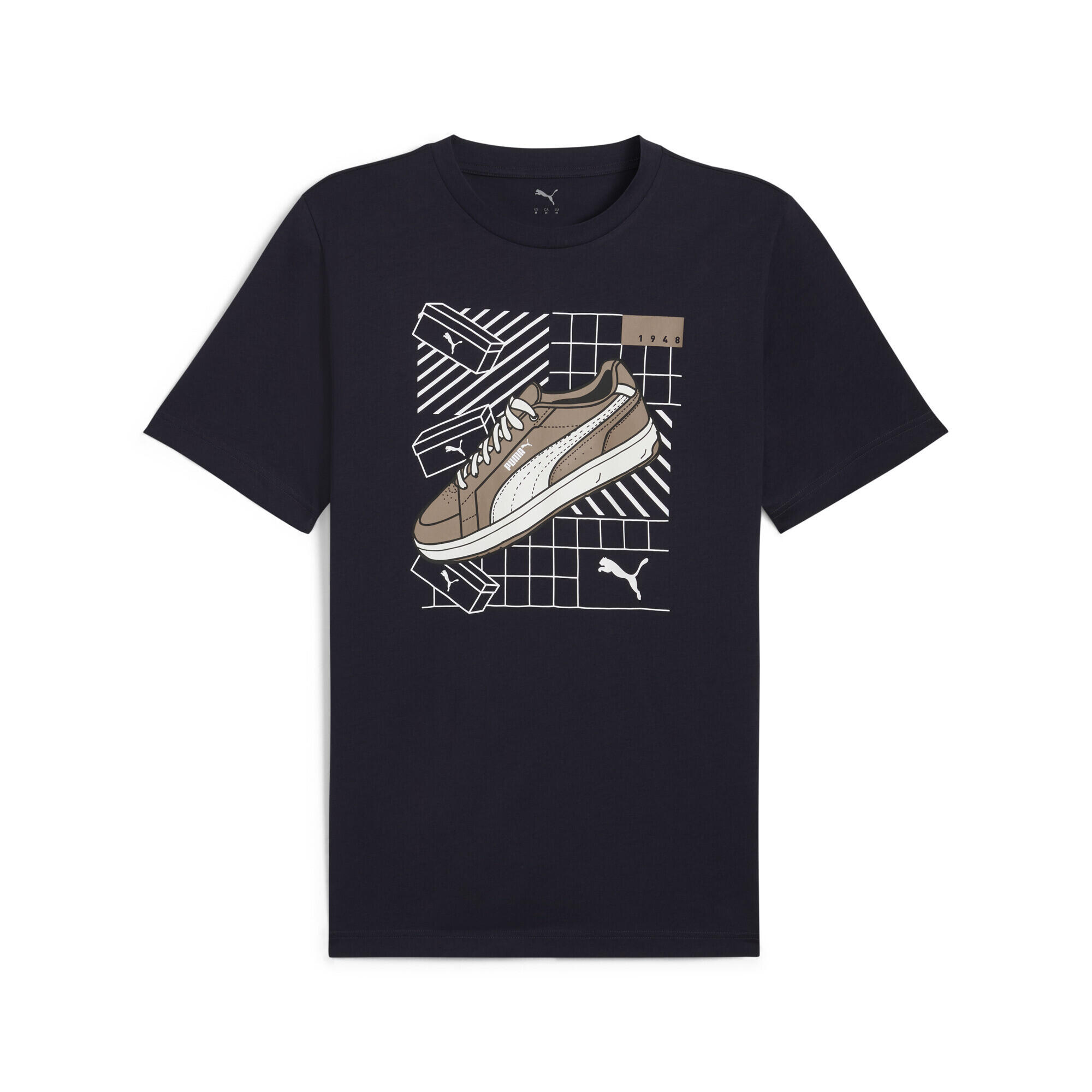 Męska koszulka Graphics Sneaker PUMA New Navy Blue