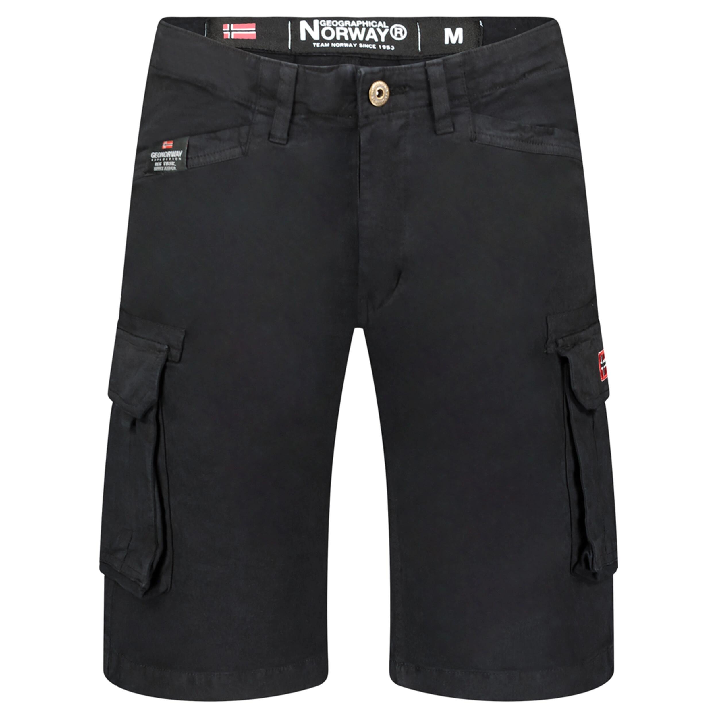 Bermudy Geographical Norway PALAR BLACK DB MEN 256 czarny męska