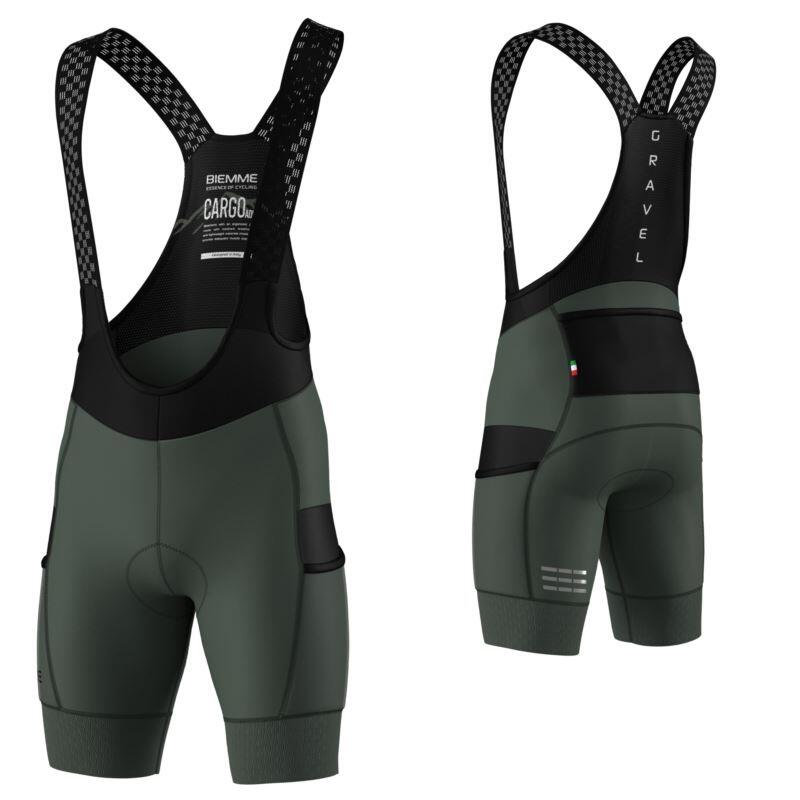 Spodenki rowerowe męskie Biemme Cargo Adventure 25 na szelkach