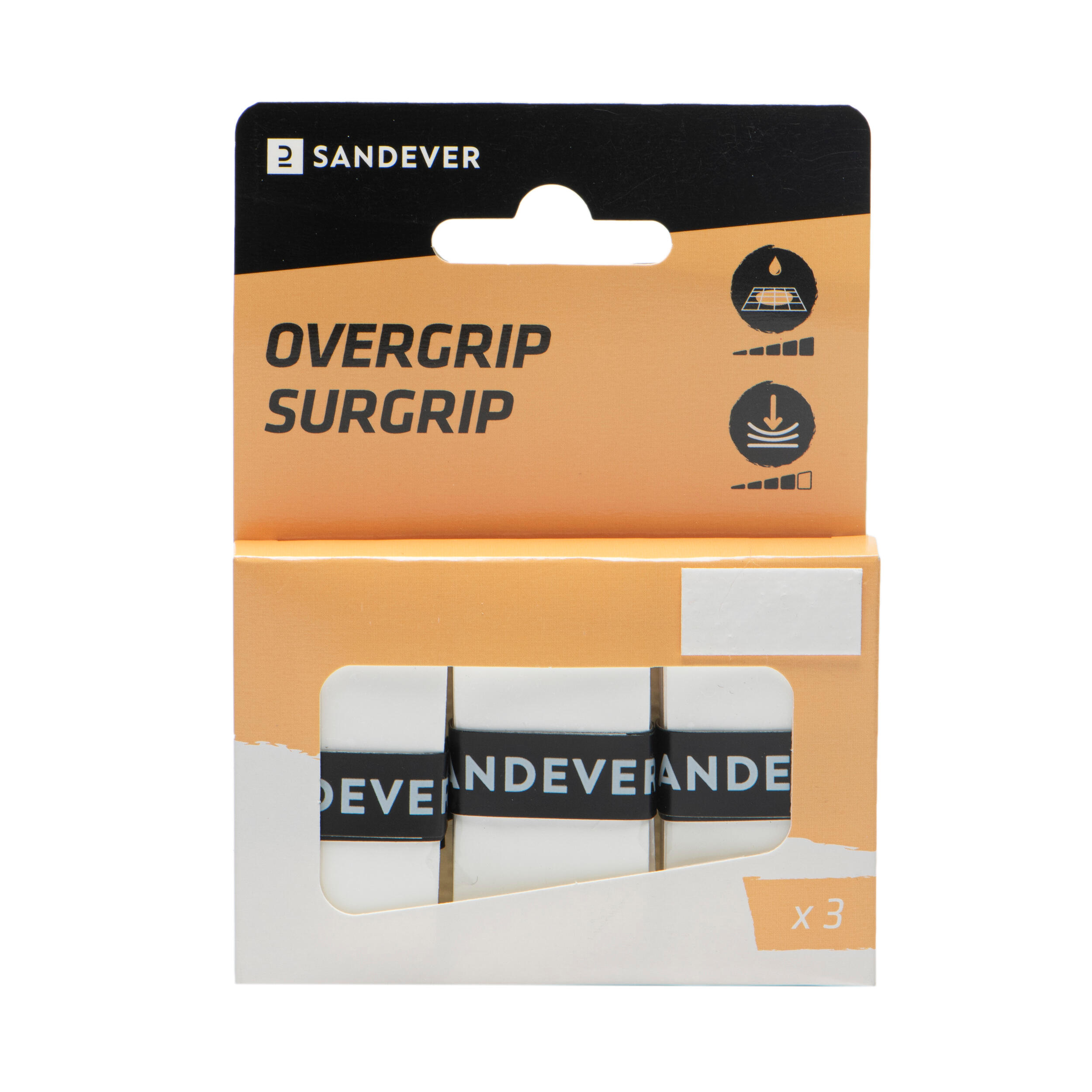 Owijka wierzchnia do tenisa plażowego Sandever BTO zestaw 3 sztuk