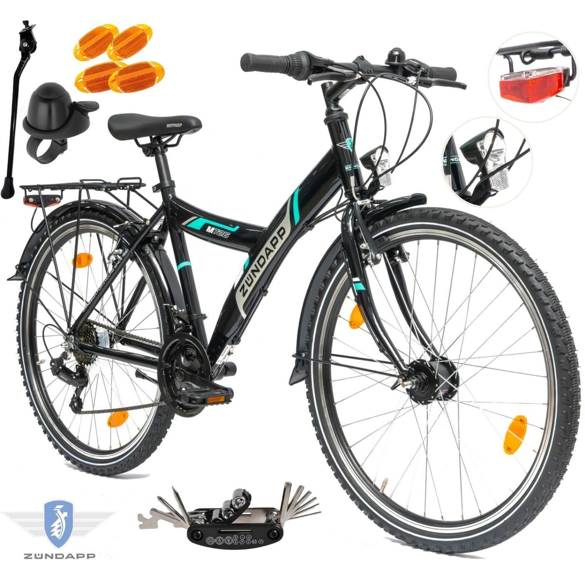 Rower Męski Damski Górski 26" Młodzieżowy MTB Hardtail SHIMANO Alu Błotniki