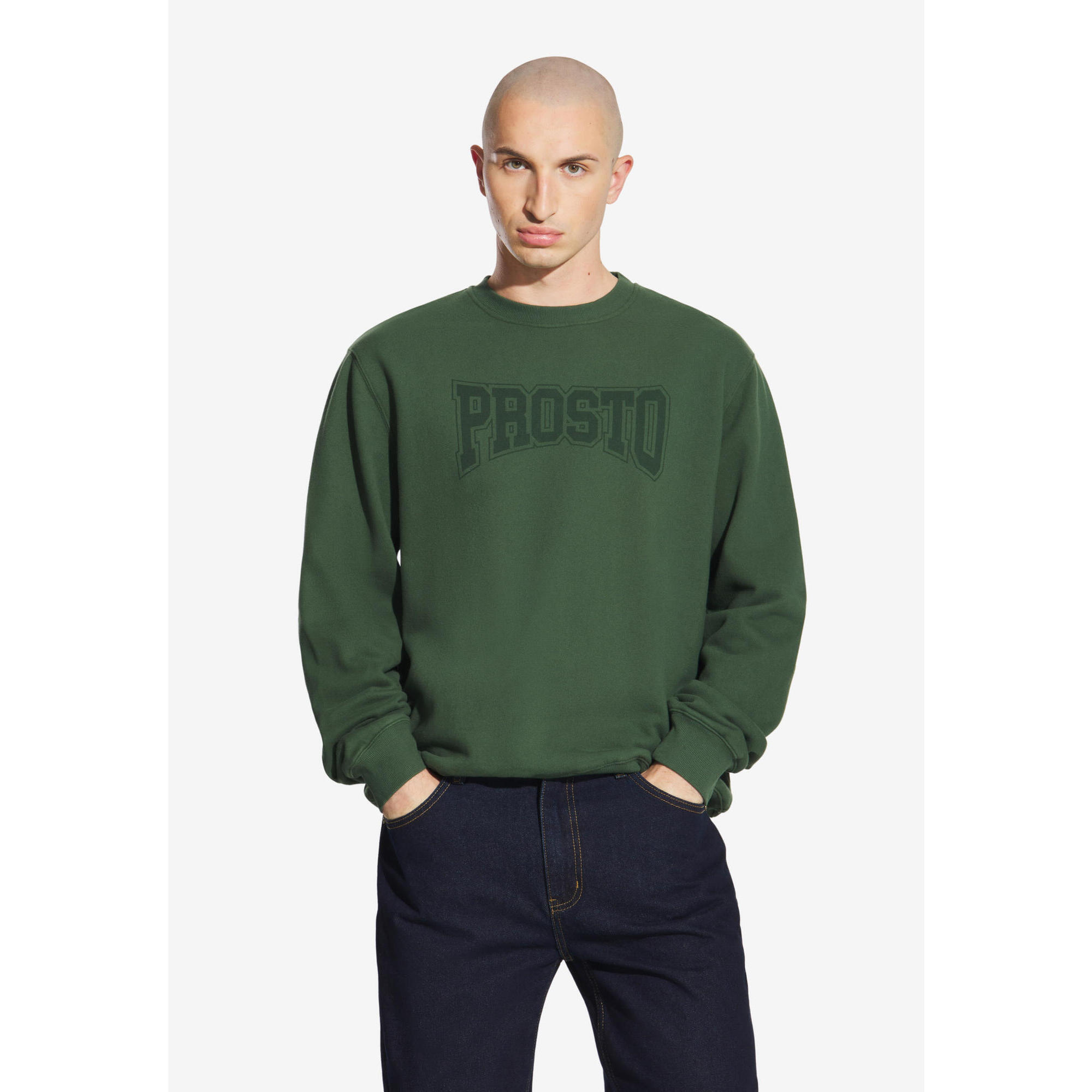 Bluza sportowa męska Prosto College bez kaptura