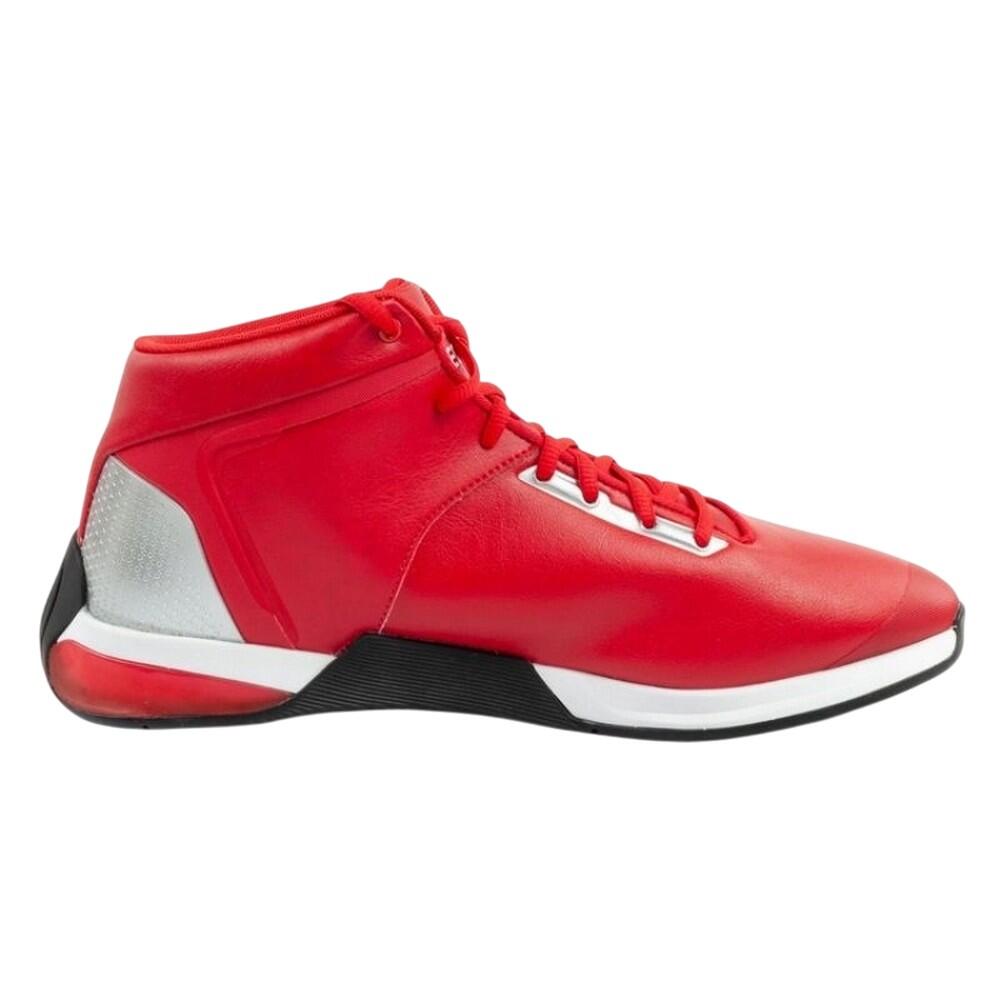 Męskie Buty Sportowe Race Kart CatX Ferrari Z Ekologicznej Skóry O Średnim Kroju