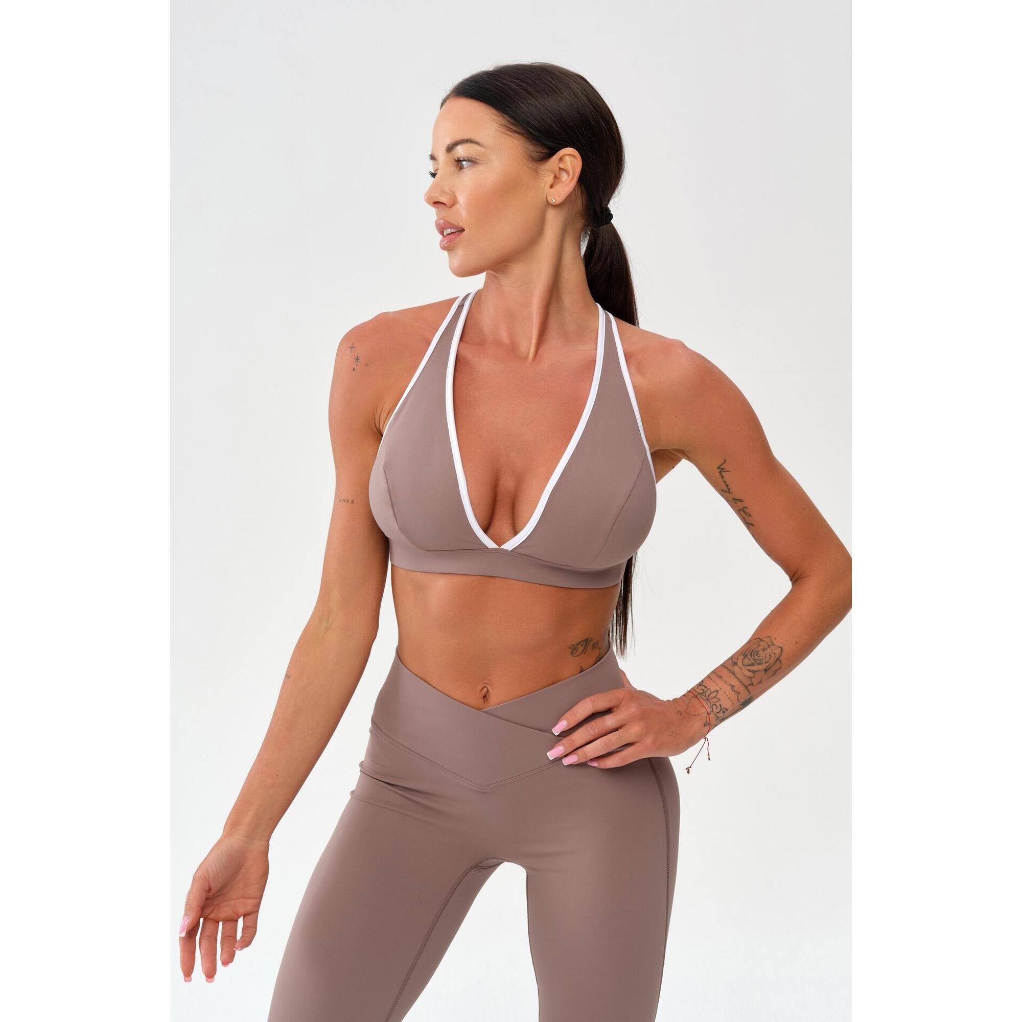 Stanik sportowy fitness Rough Radical Mocha Active Sports Bra