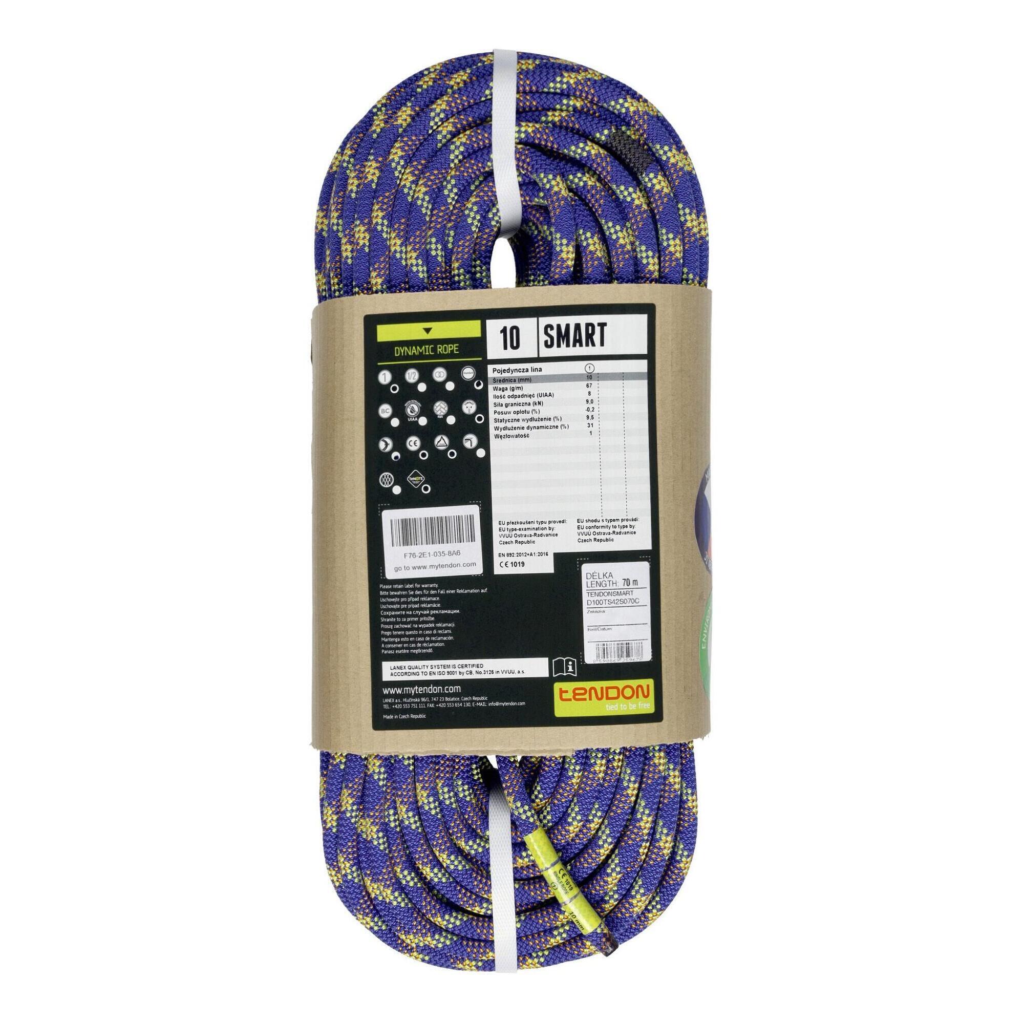 Lina dynamiczna Tendon Smart 10,0 mm 70m Standard