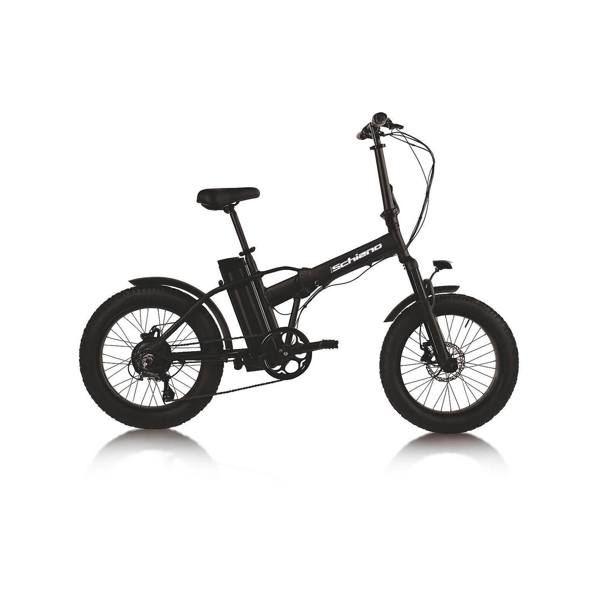 Rower typu fat bike z aluminiową ramą, akumulator 48x 13Ah, amortyzowany