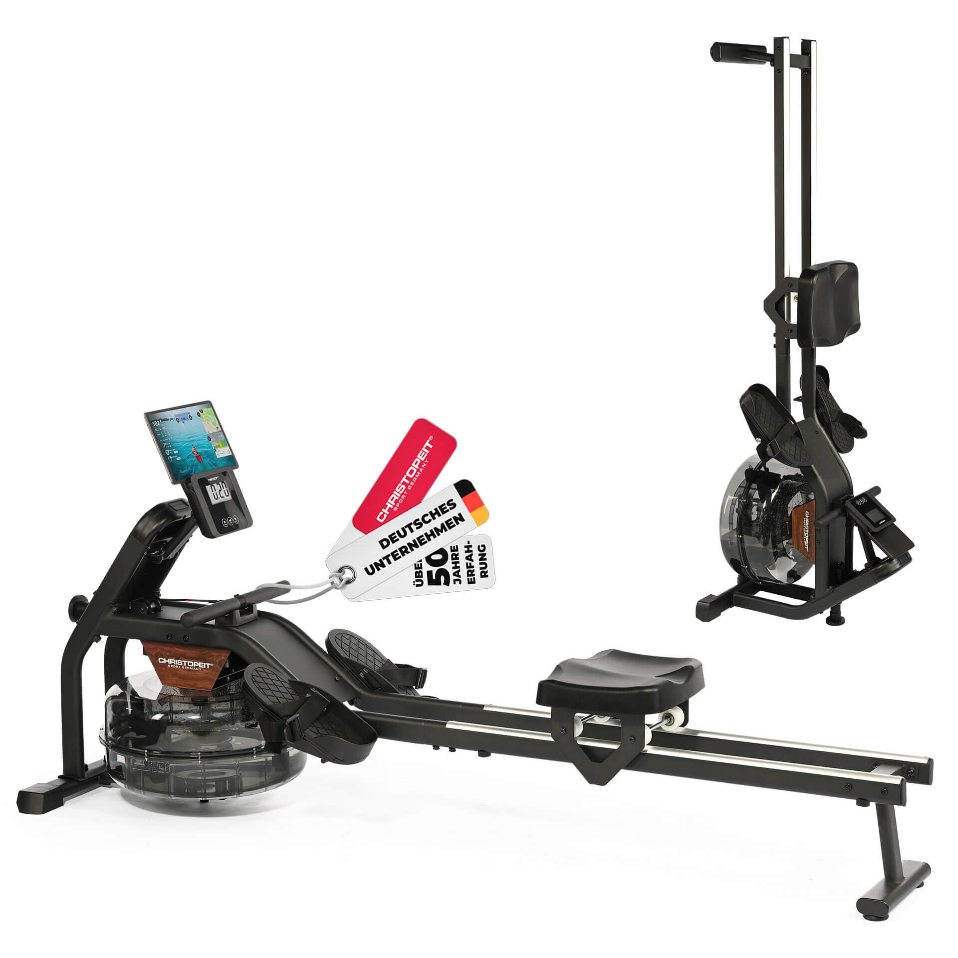 Wioślarz treningowy Christopeit Garda wodny