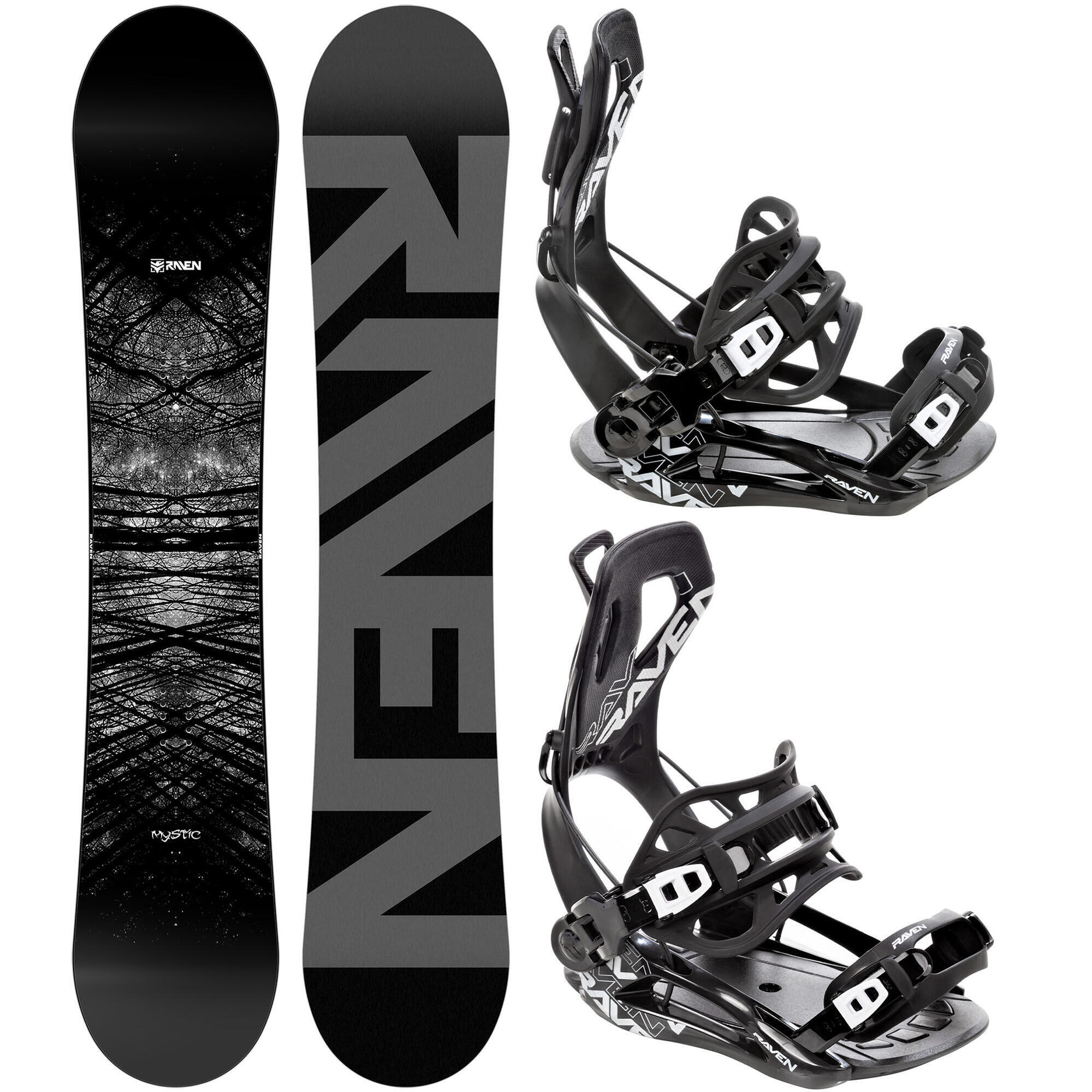 Zestaw Snowboard Raven Mystic + Wiązania Raven FT360