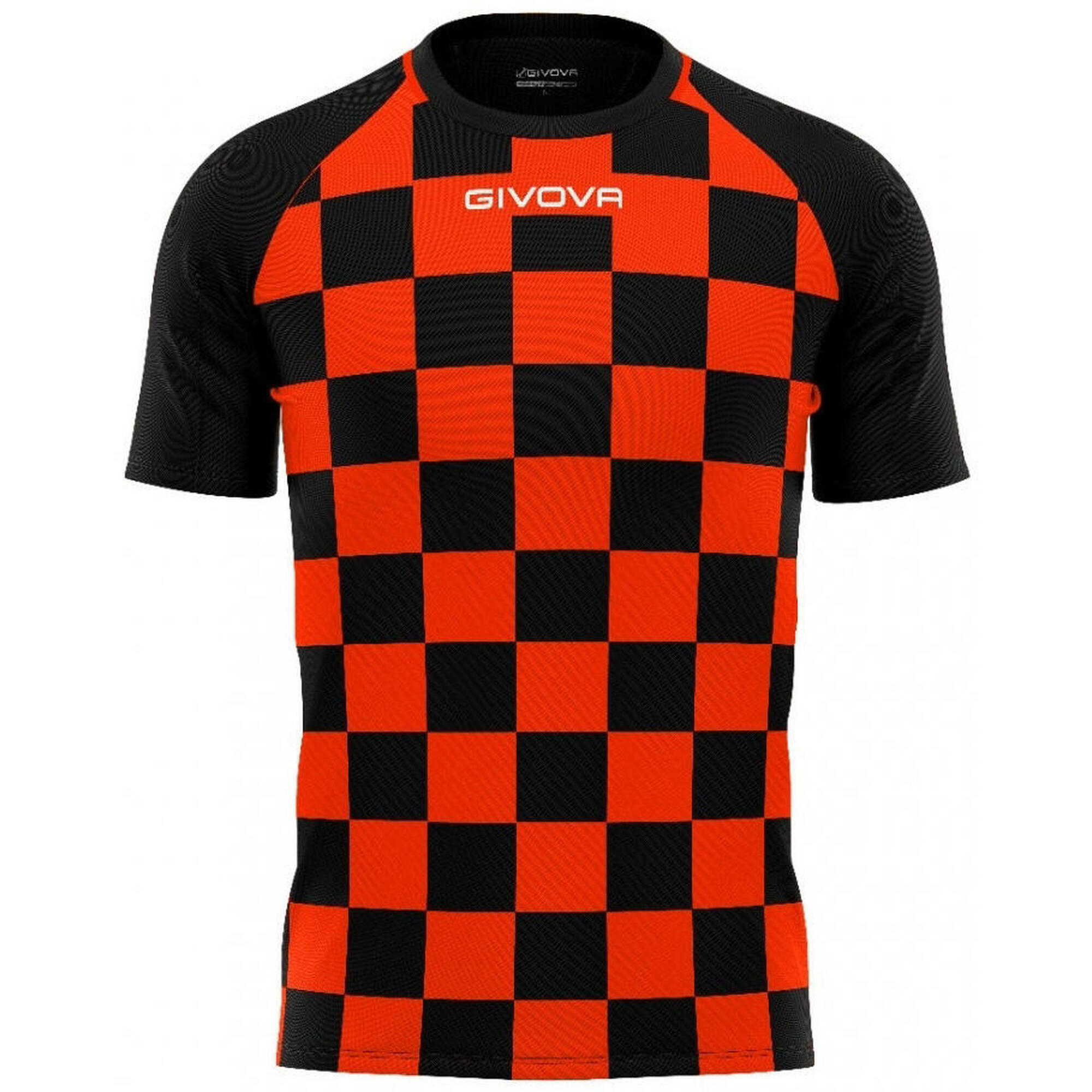 Givova Dama Sportowa Koszulka Pomarańczowo-Czarna - Oddychająca i Elastyczna