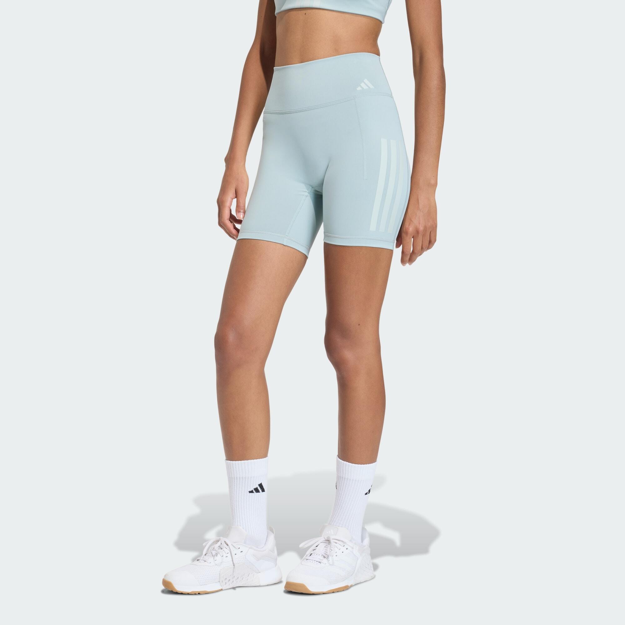 Krótkie legginsy Optime Workout 3-Stripes