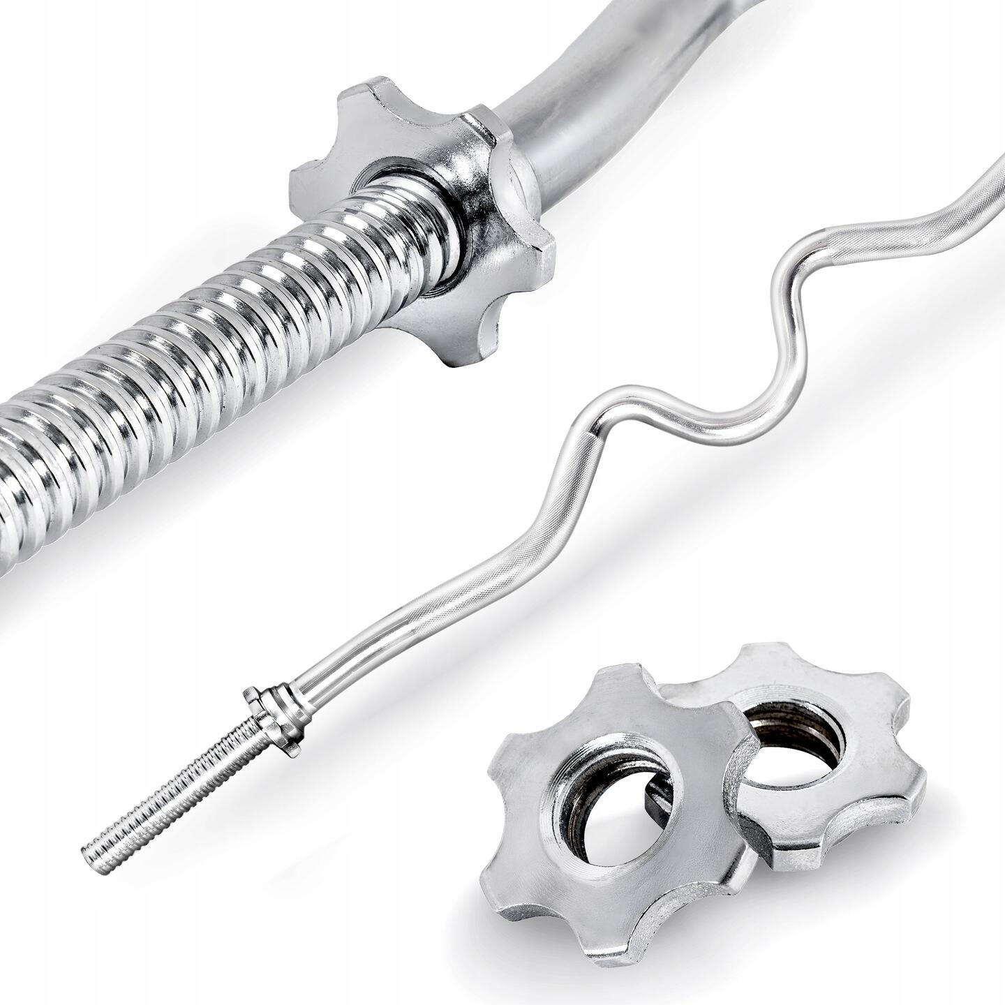 Gryf mocno łamany śrubowany 120cm Thunder 30mm zaciski