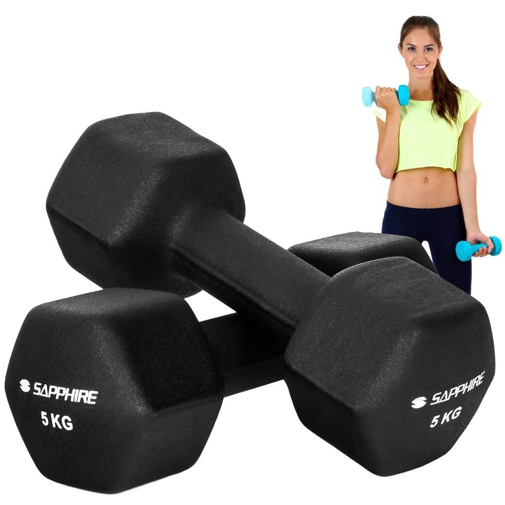 Hantelki fitness Sapphire SG-1105DV 2x5 kg