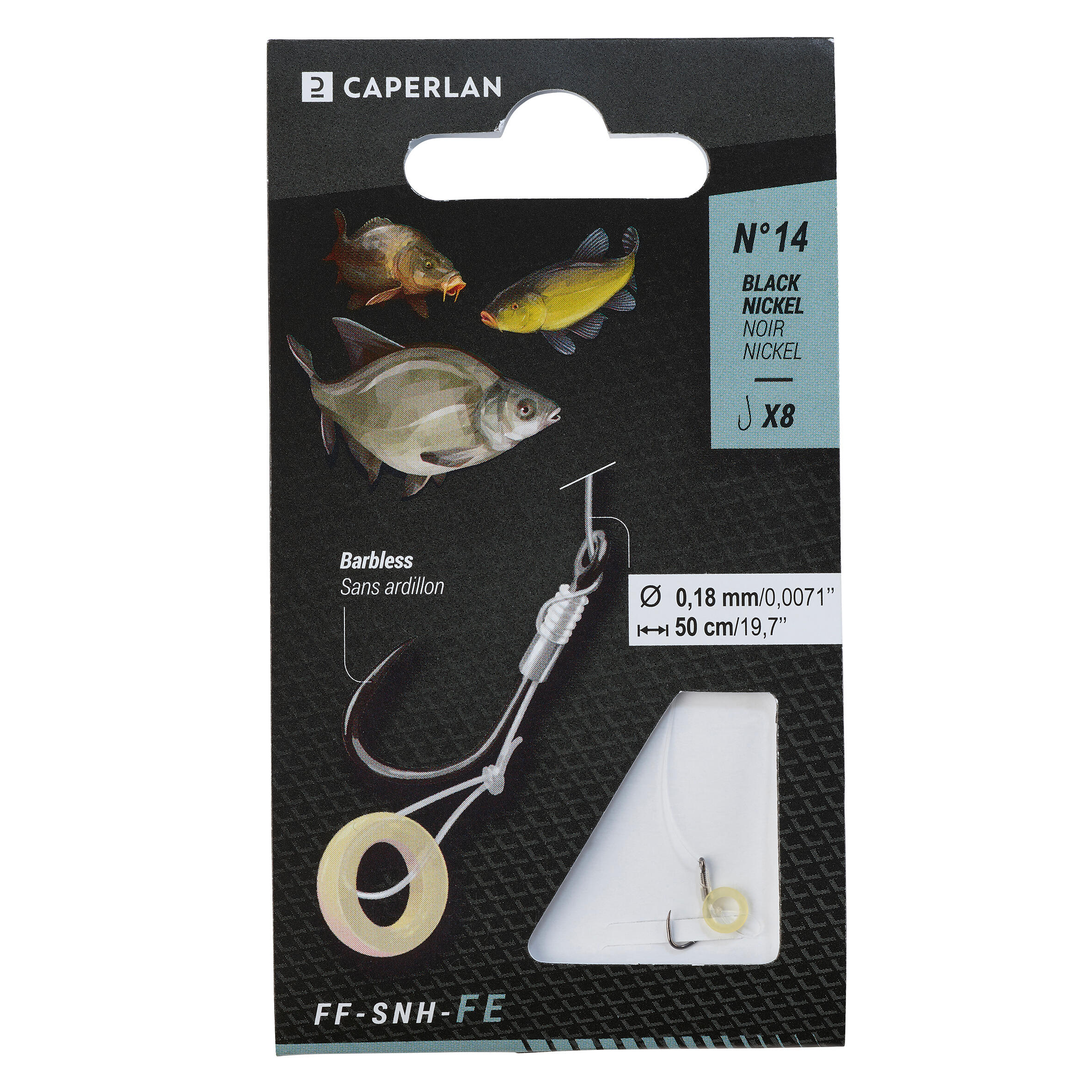 Przypon z gumką feeder Caperlan FF - SNH - FE