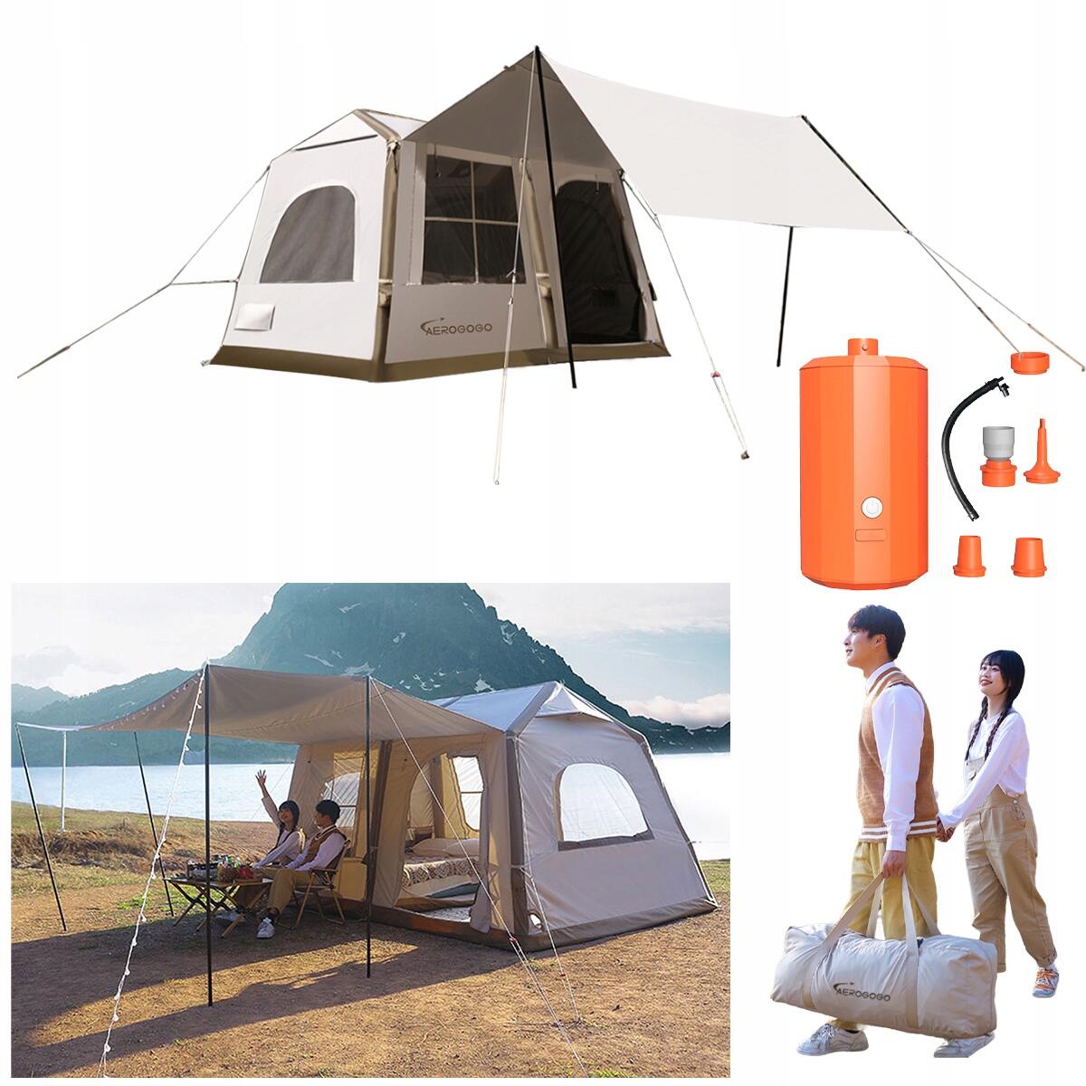 Namiot pompowany z automatyczną pompką PG80 Aerogogo Glamping Tent Yuan ZT1-03