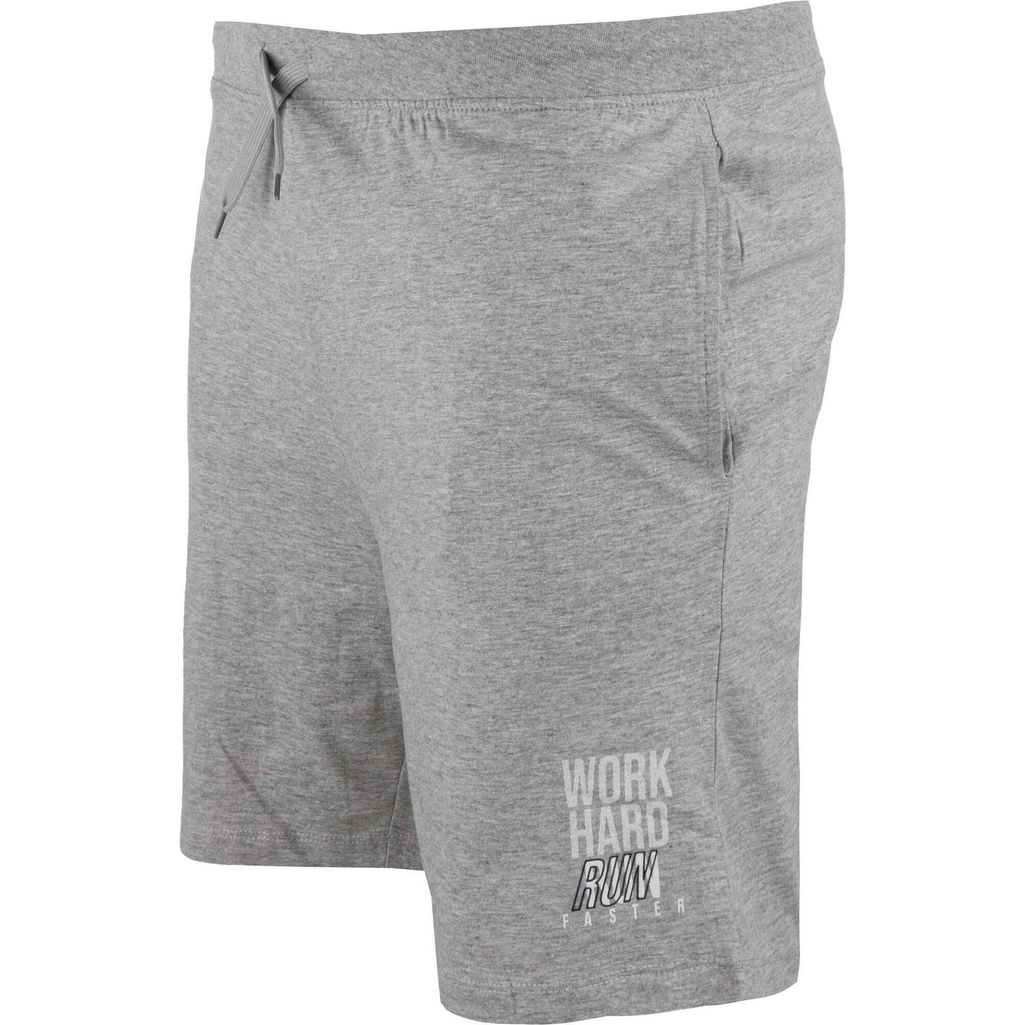 Męskie szorty Athl DPT Einar – 100% bawełna, asfaltowy szary