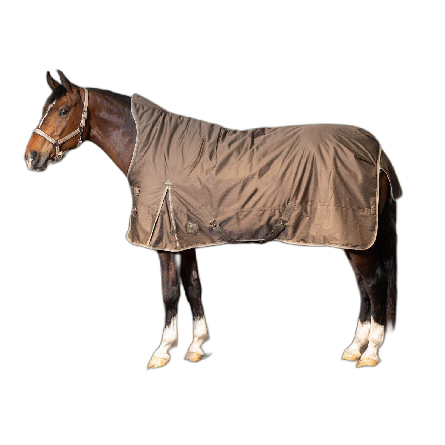 Płaszcz na zewnątrz dla konia wodoodporny z wysokim kołnierzem Harry's Horse Tho