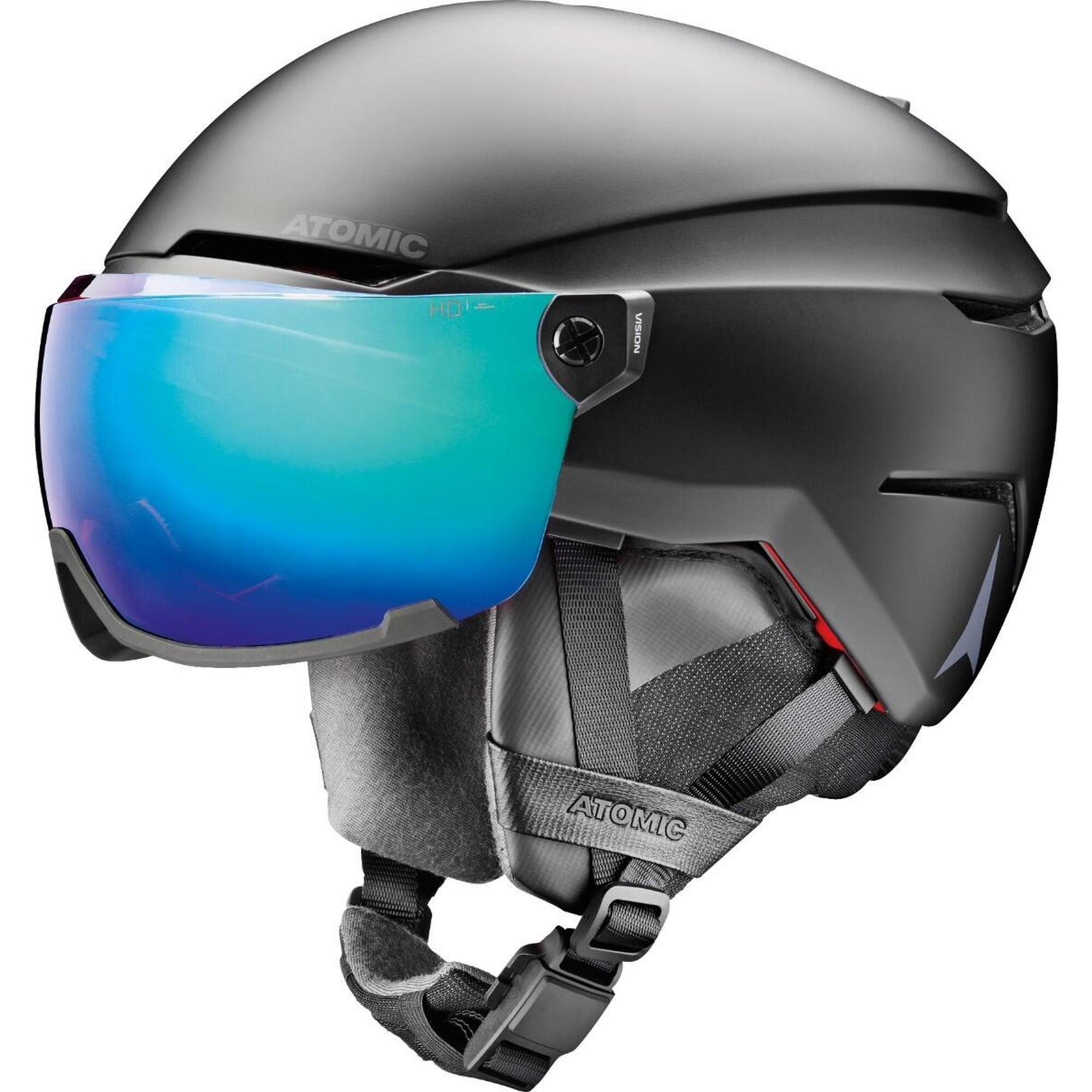 Kask z przyłbicą szybą Atomic Savor Amid Visor HD Black 2023