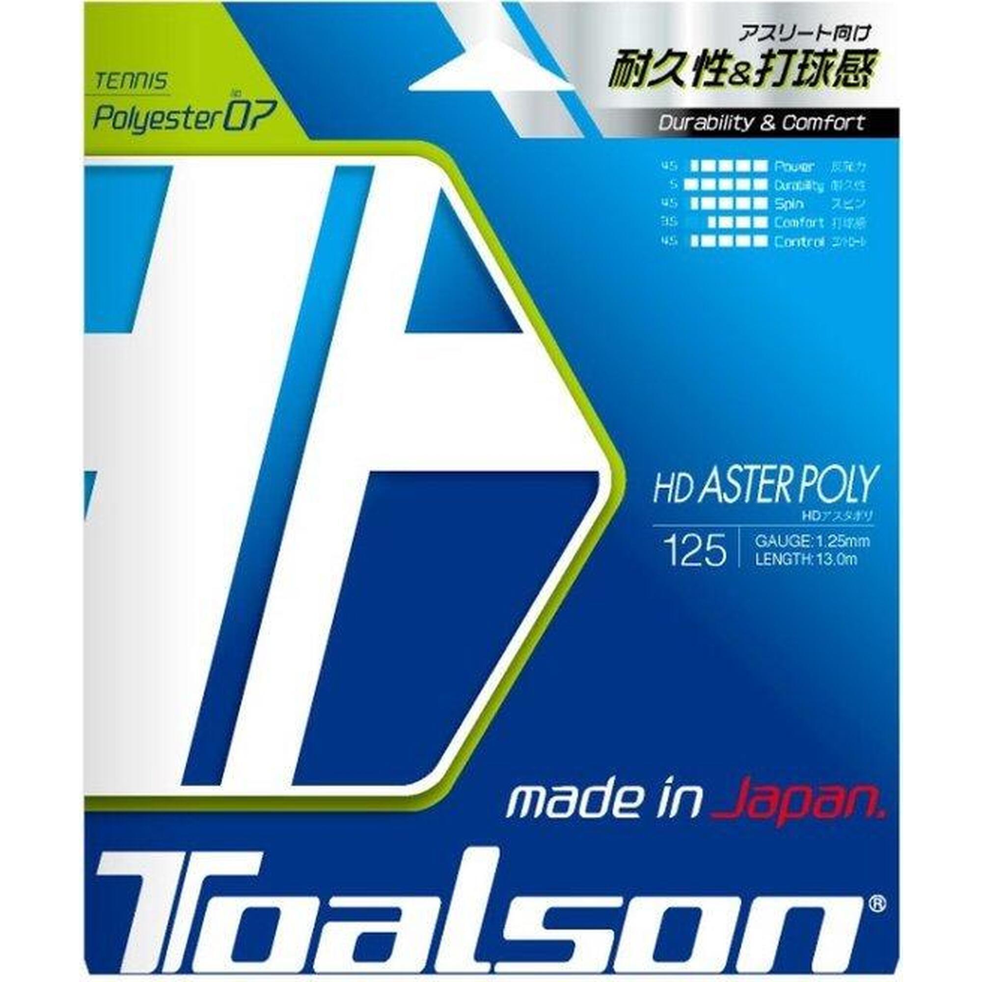 Naciąg tenisowy Toalson HD Aster Poly 1,25