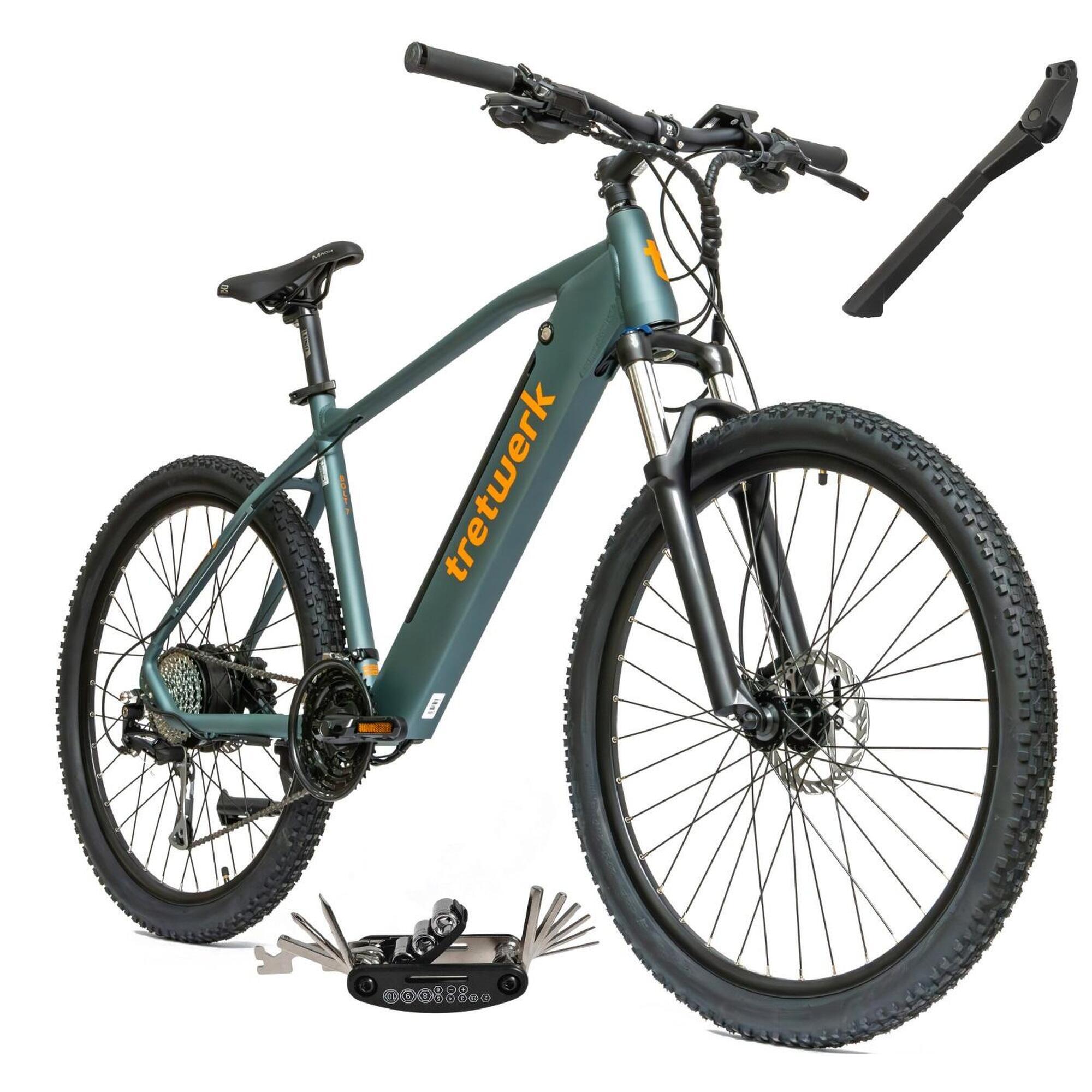 Rower Elektryczny Męski Damski Górski 27,5" MTB Shimano Alivio 250 W LCD